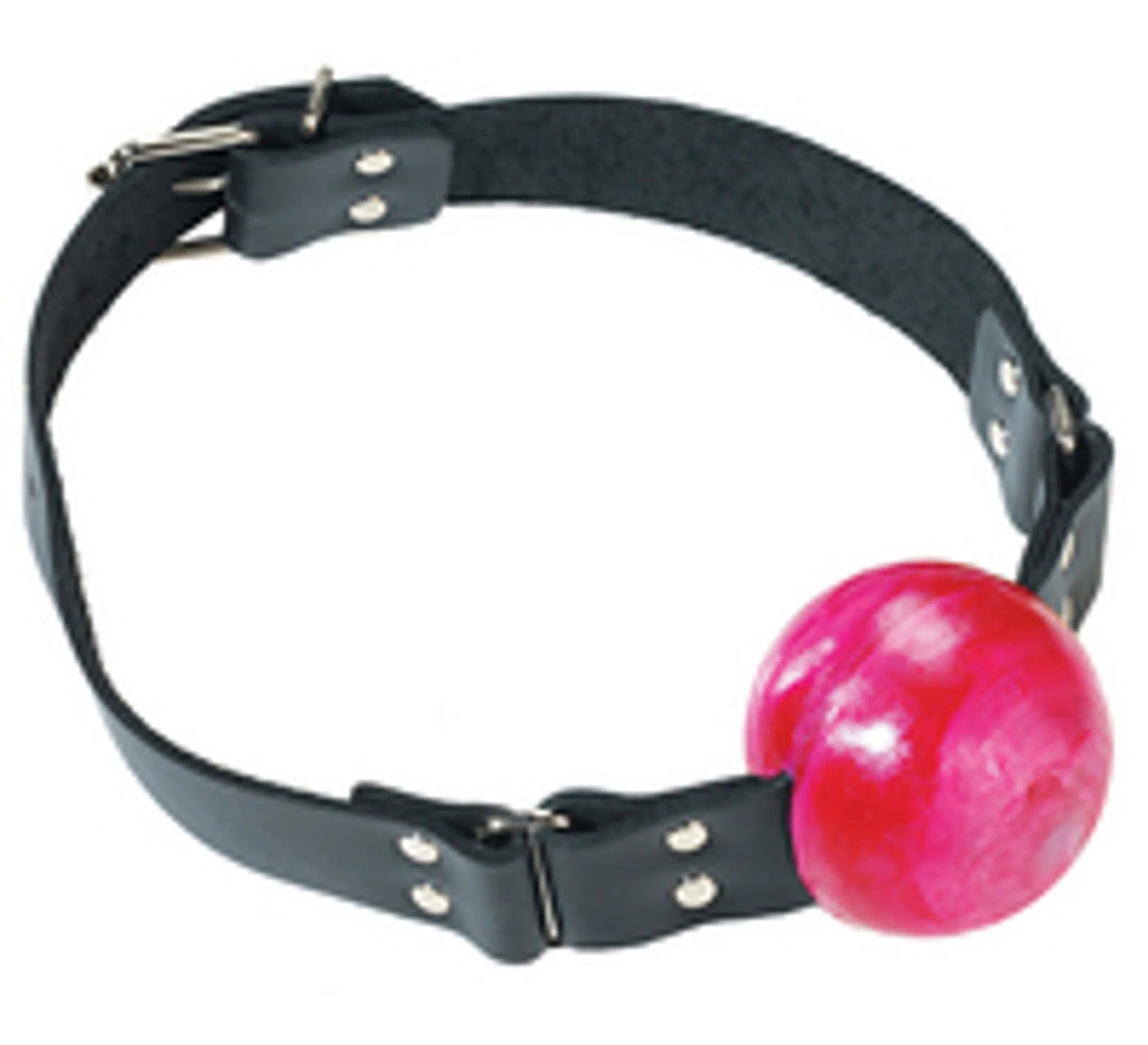 2-Inch Red Ball Gag with Buckle Spartacus