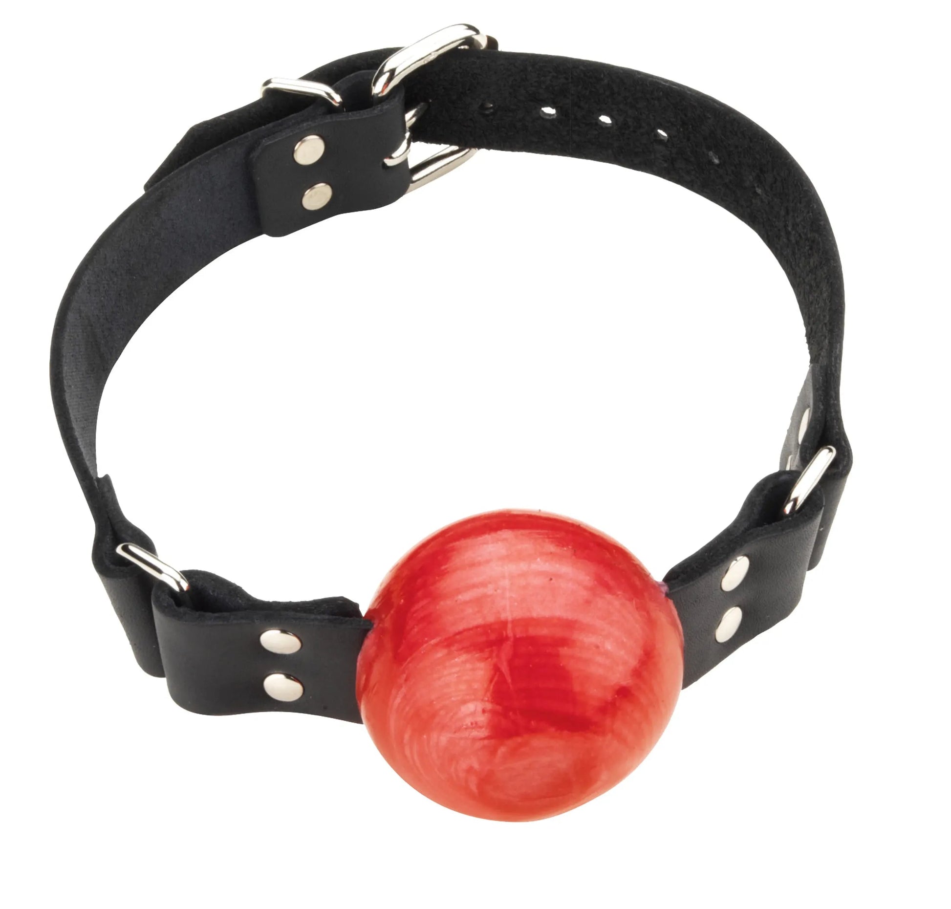 2-Inch Red Ball Gag with Buckle Spartacus
