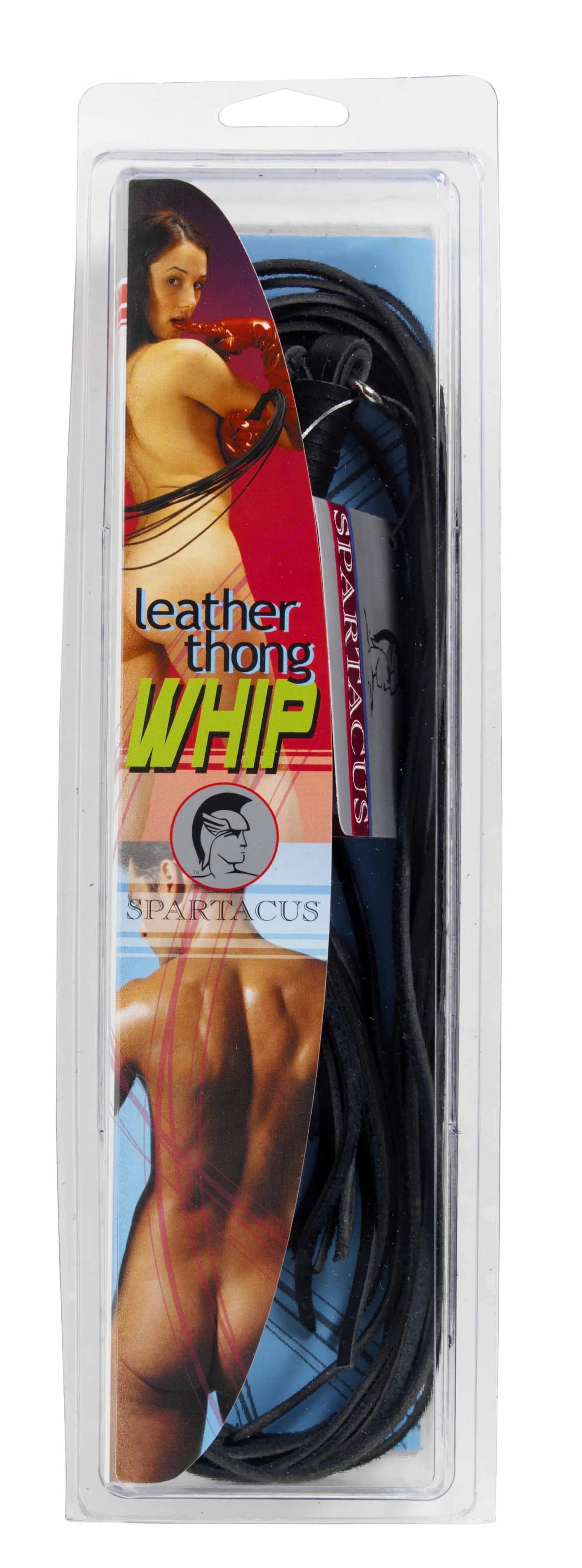 Leather 20in Thong Whip Spartacus