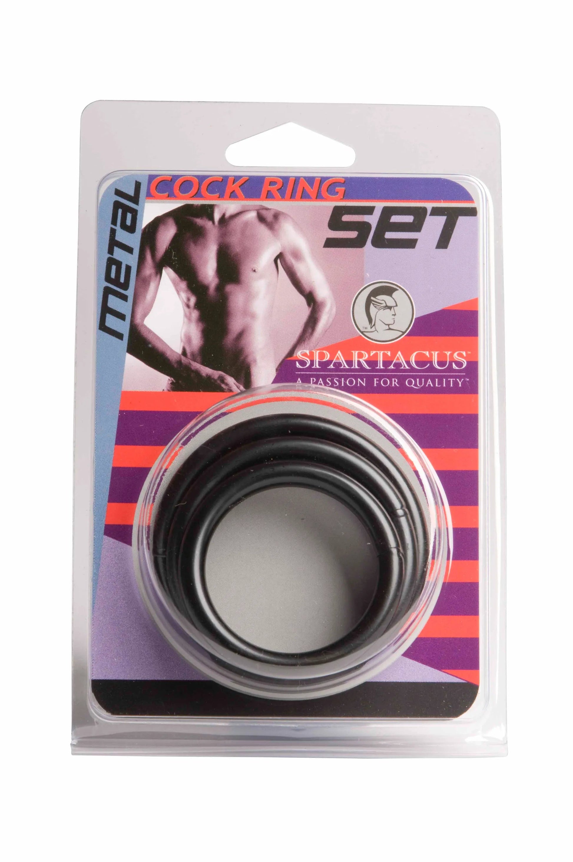 Black Steel C Ring Set Spartacus