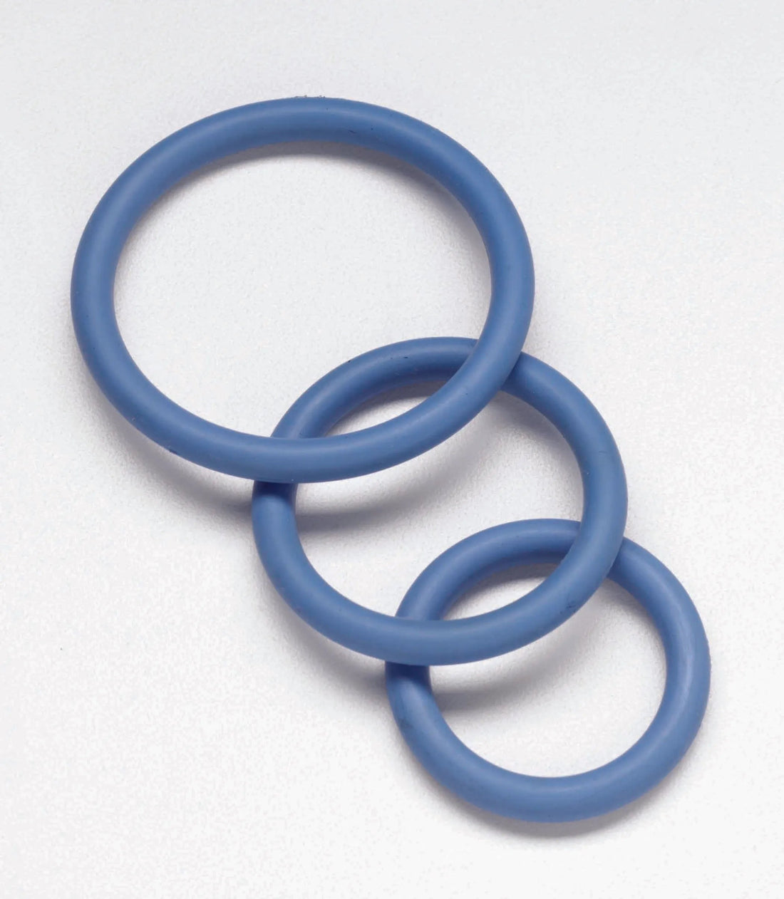 Nitrile Cock Ring Set - Blue Spartacus
