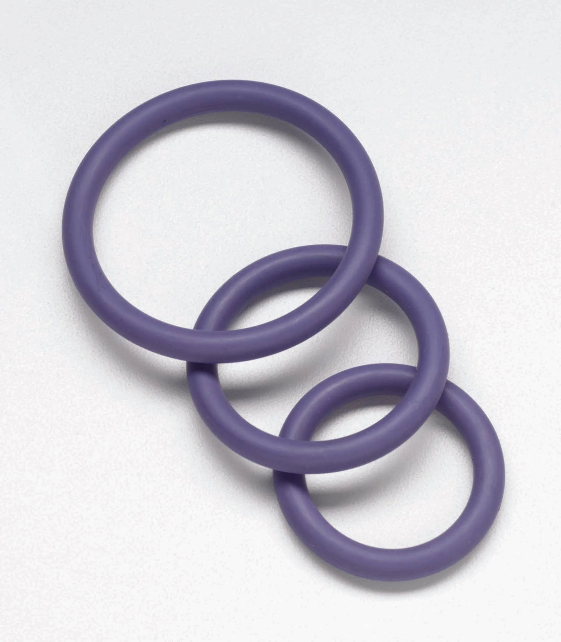 Nitrile Cock Ring Set Purple Spartacus