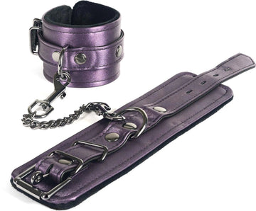 Galaxy Legend Faux Leather Wrist Restraints Purple Spartacus