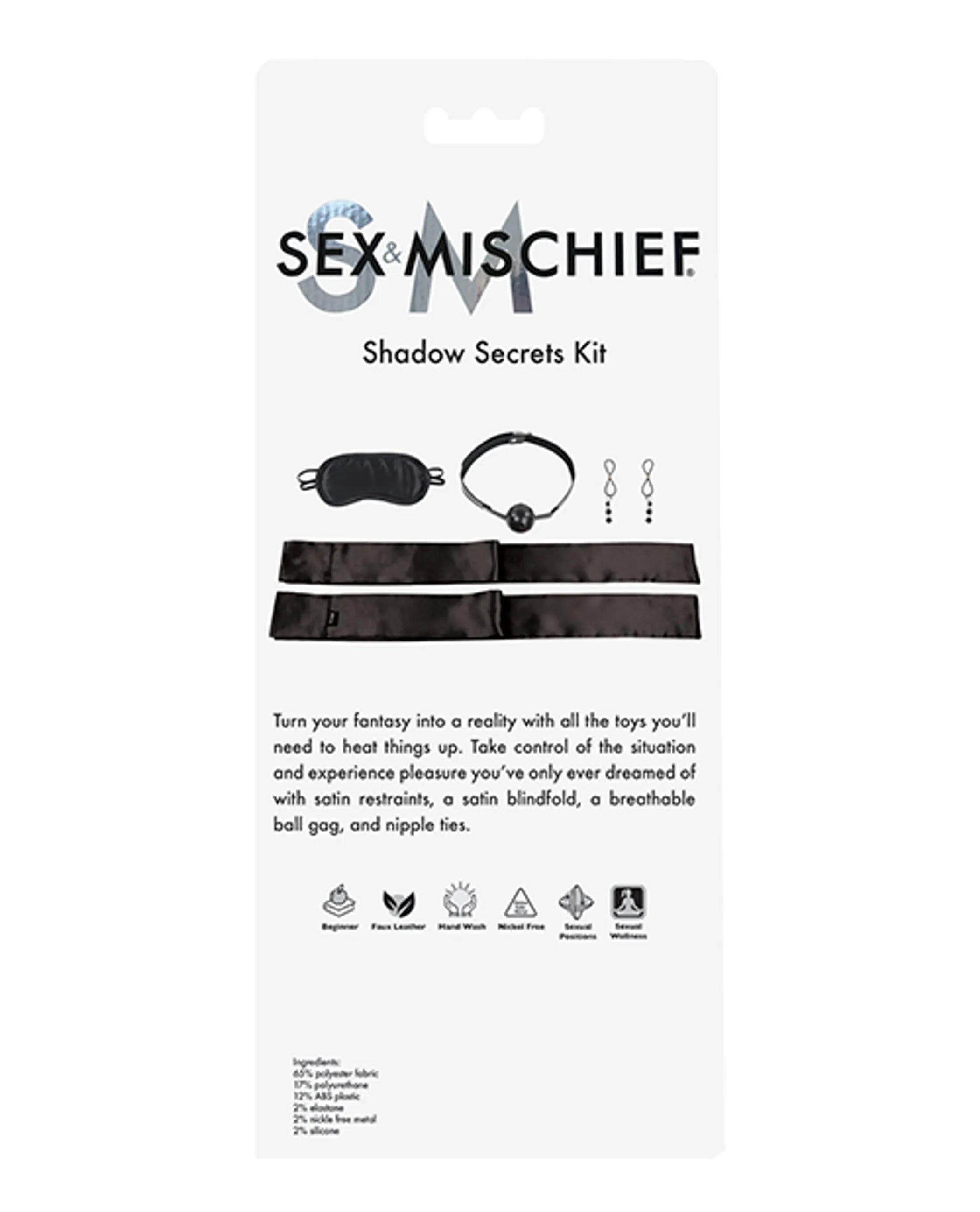 Sex & Mischief Shadow Secrets Kit Sport Sheets