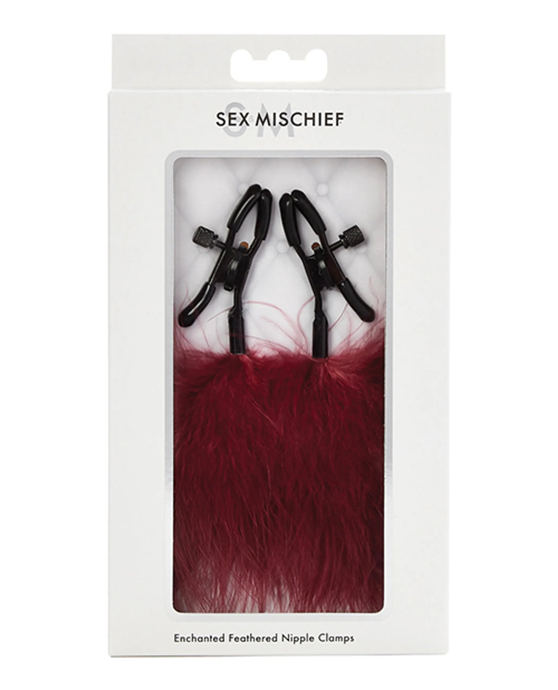 Sex & Mischief Enchanted Feather Nipple Clamps Sport Sheets