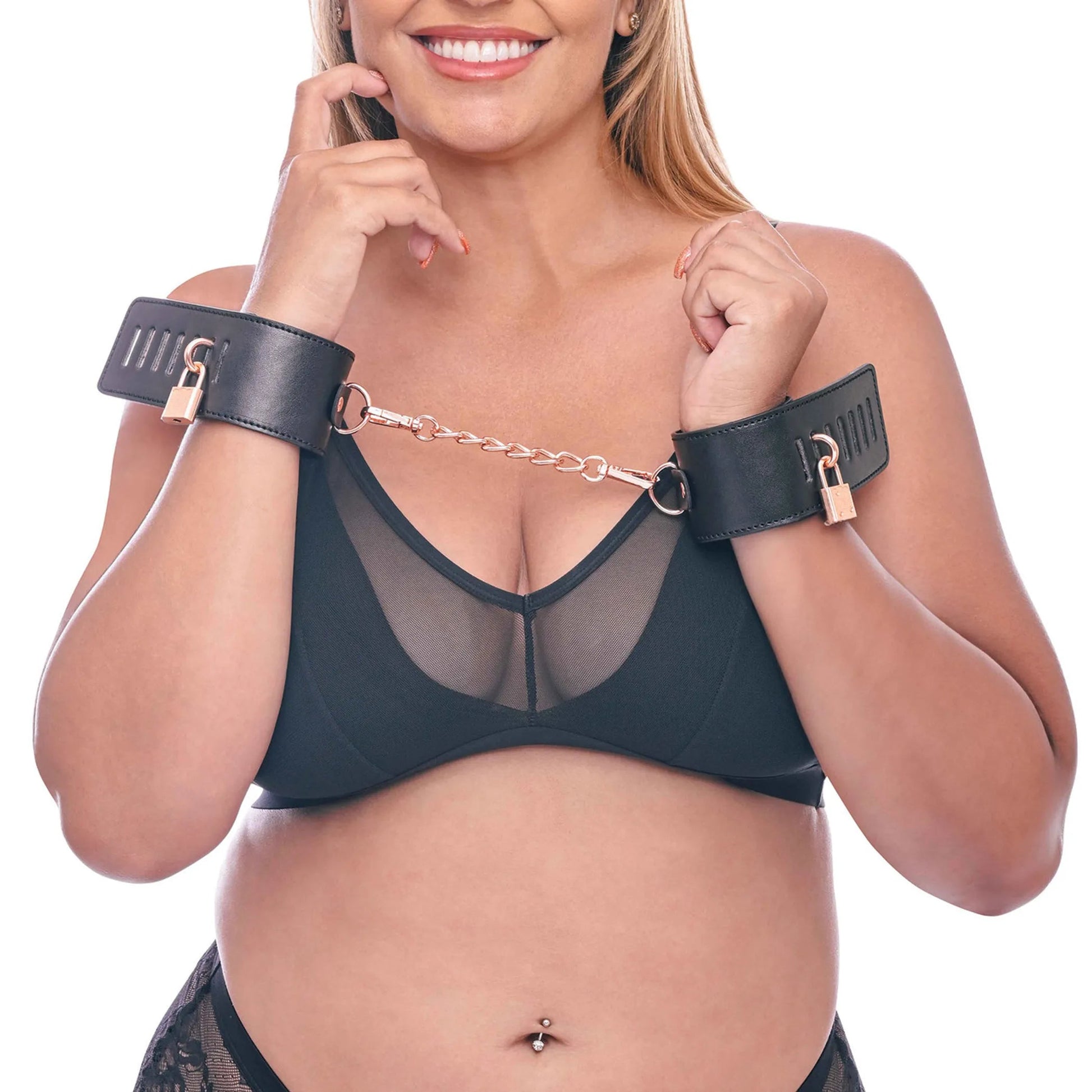 Sex & Mischief Brat Locking Cuffs Sport Sheets