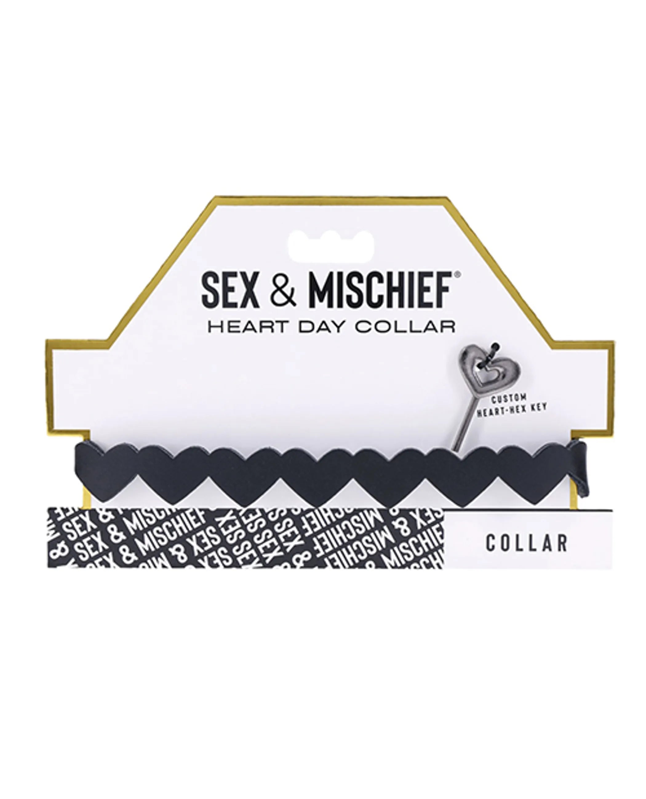 Sex & Mischief Heart Day Collar Sport Sheets