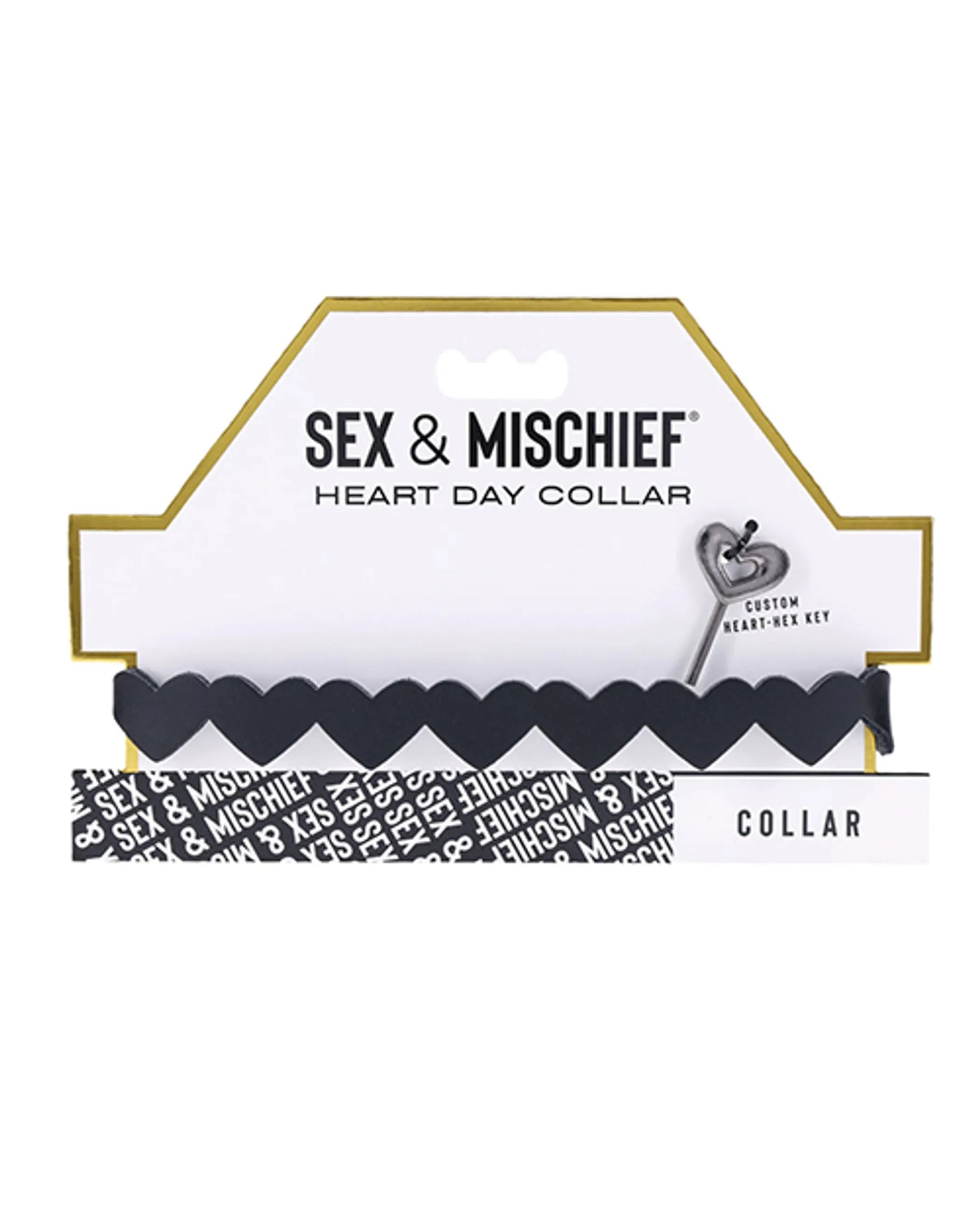 Sex & Mischief Heart Day Collar Sport Sheets