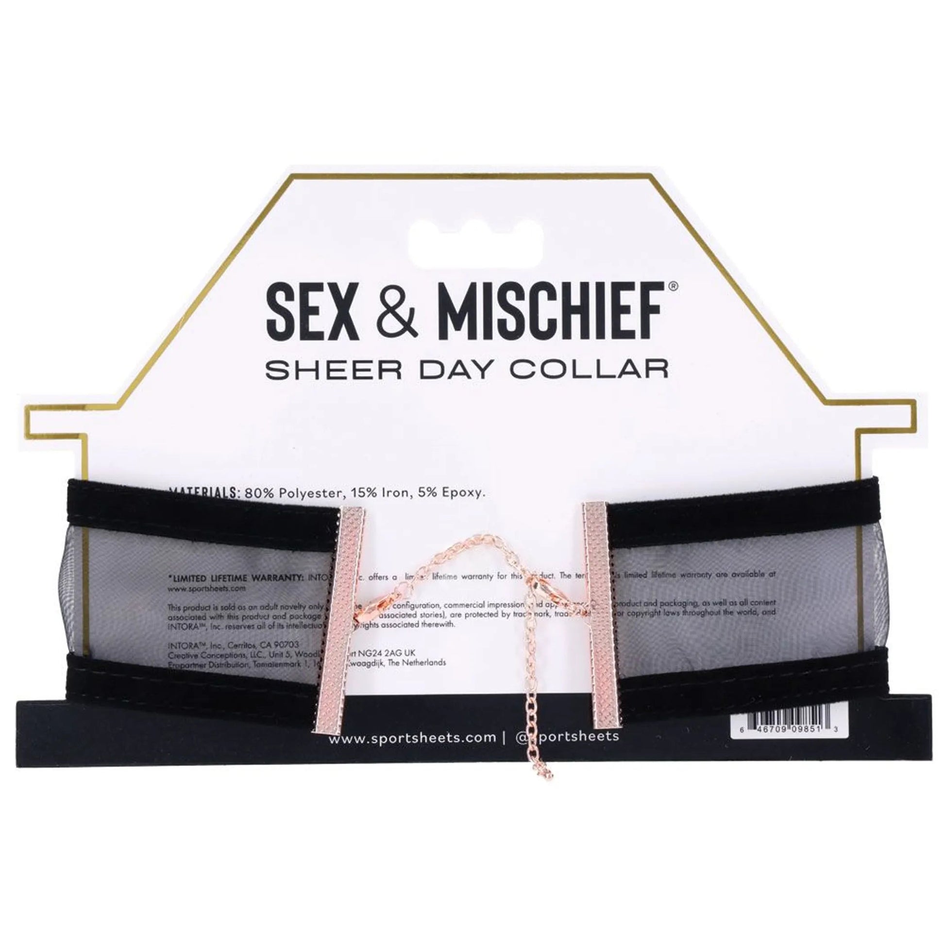 Sex & Mischief Sheer Day Collar Sport Sheets