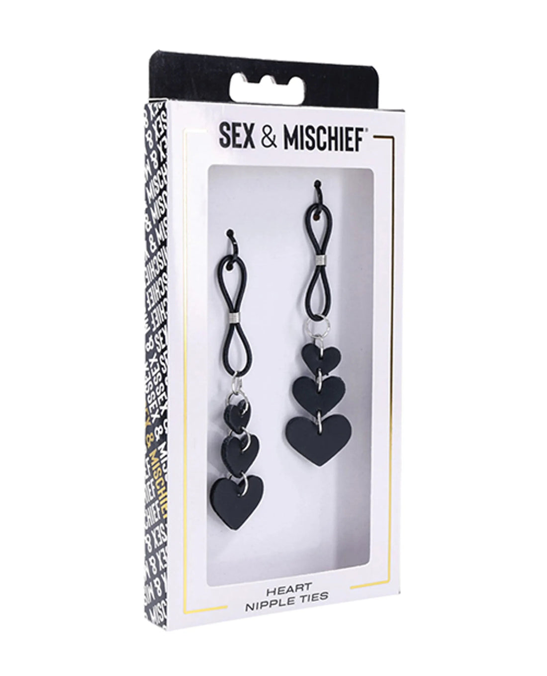 SEX & MISCHIEF HEART NIPPLE CLAMPS Sport Sheets