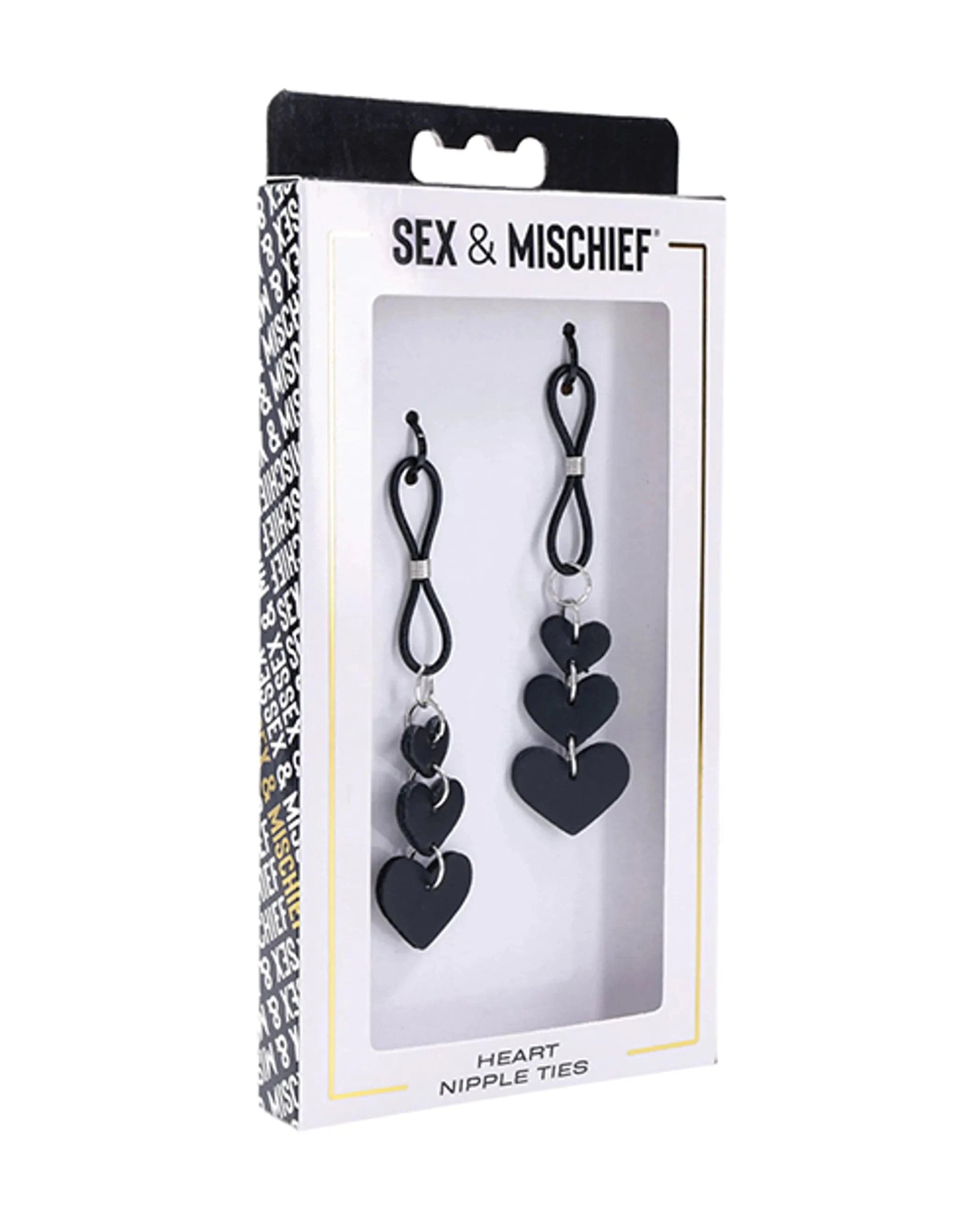 Sex & Mischief Heart Nipple Clamps Sport Sheets