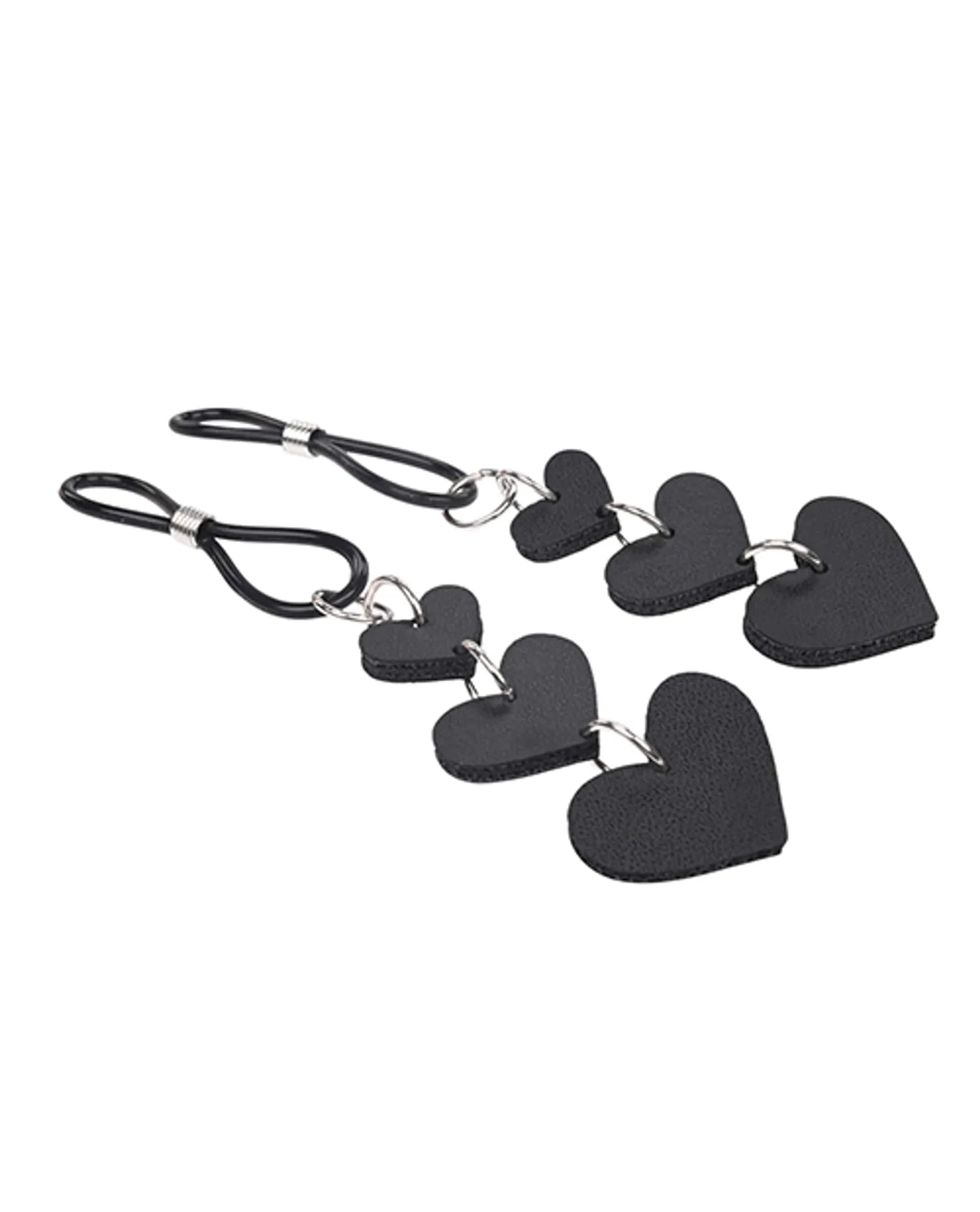 Sex & Mischief Heart Nipple Clamps Sport Sheets