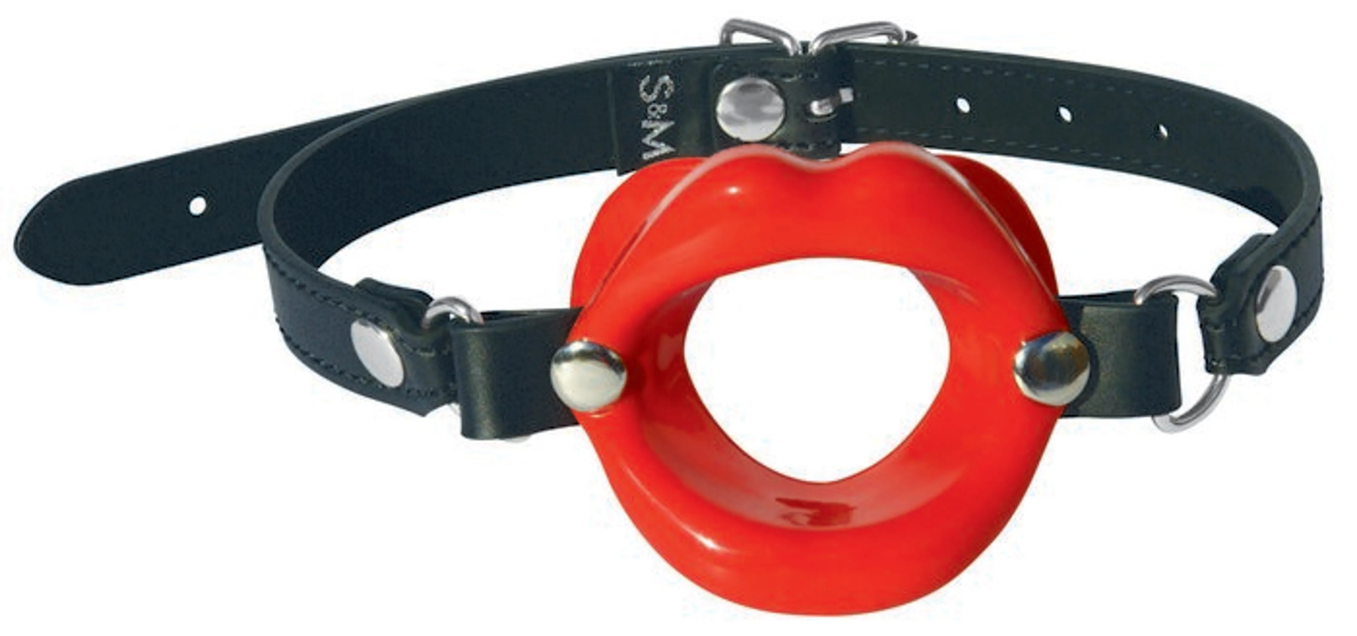 Silicone Lips Mouth Gag Red Sport Sheets