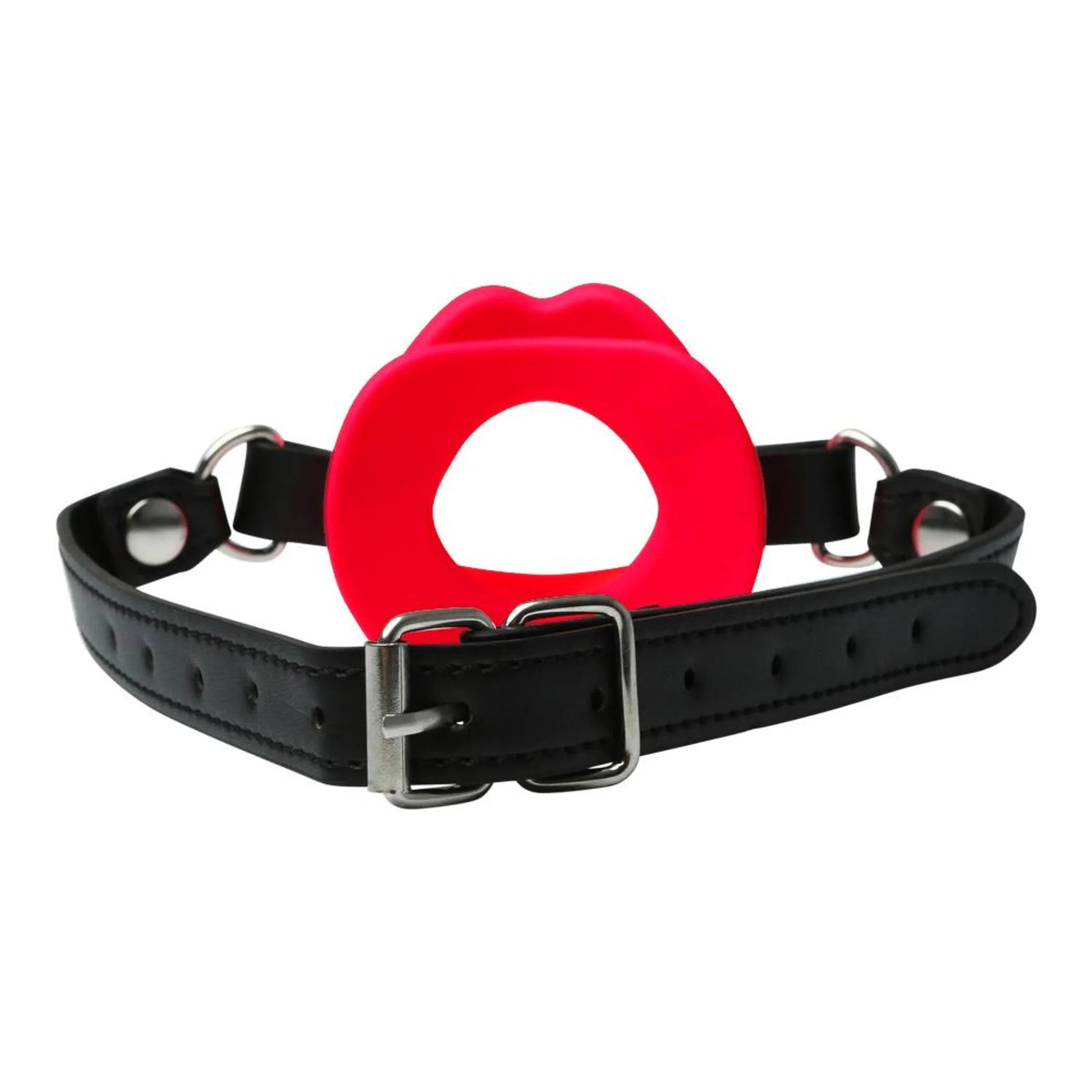 Silicone Lips Mouth Gag Red Sport Sheets