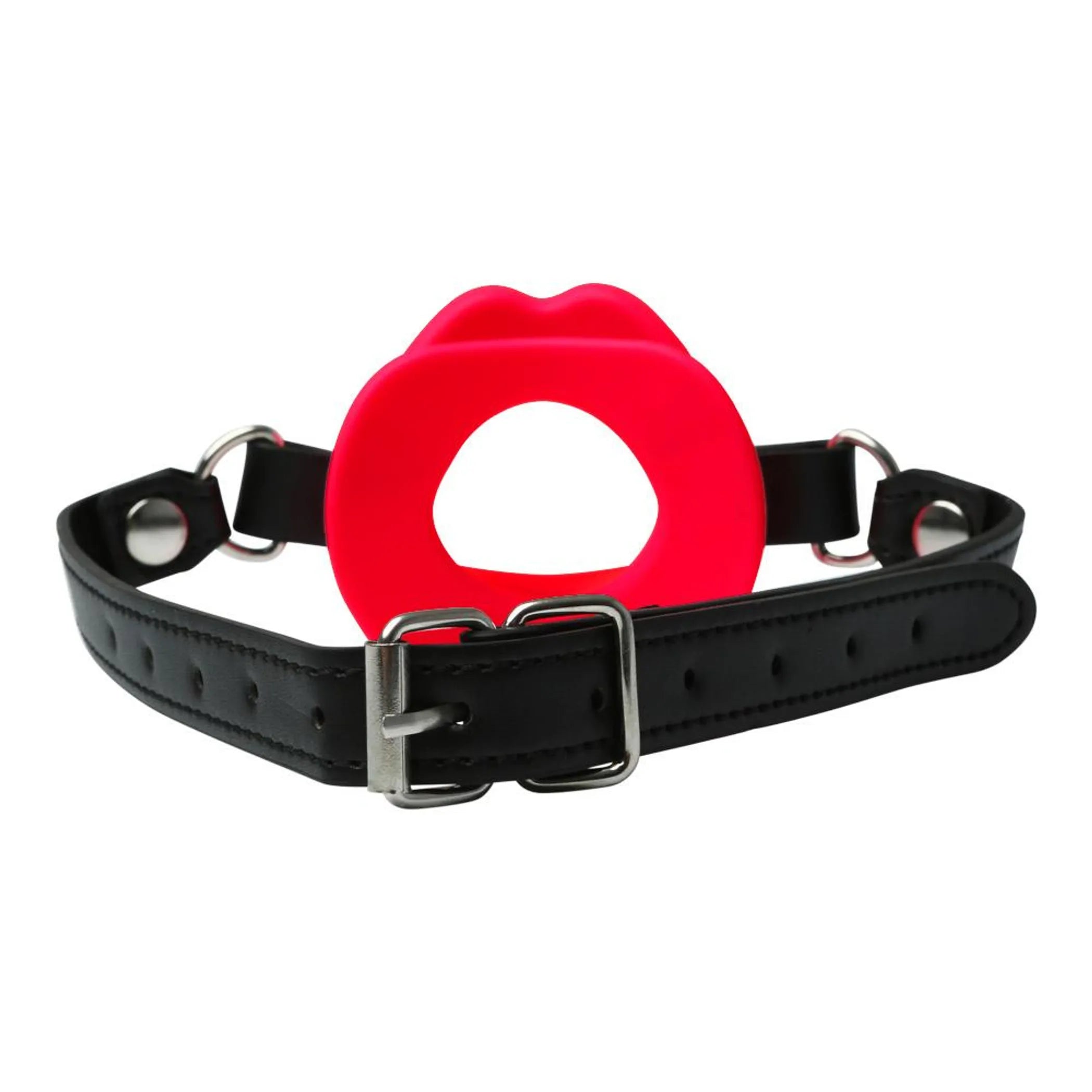 Silicone Lips Mouth Gag Red Sport Sheets