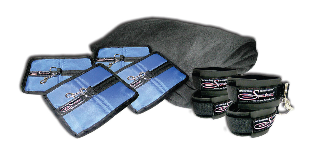 Premium Sportsheet King Size Bondage Bed System Sport Sheets