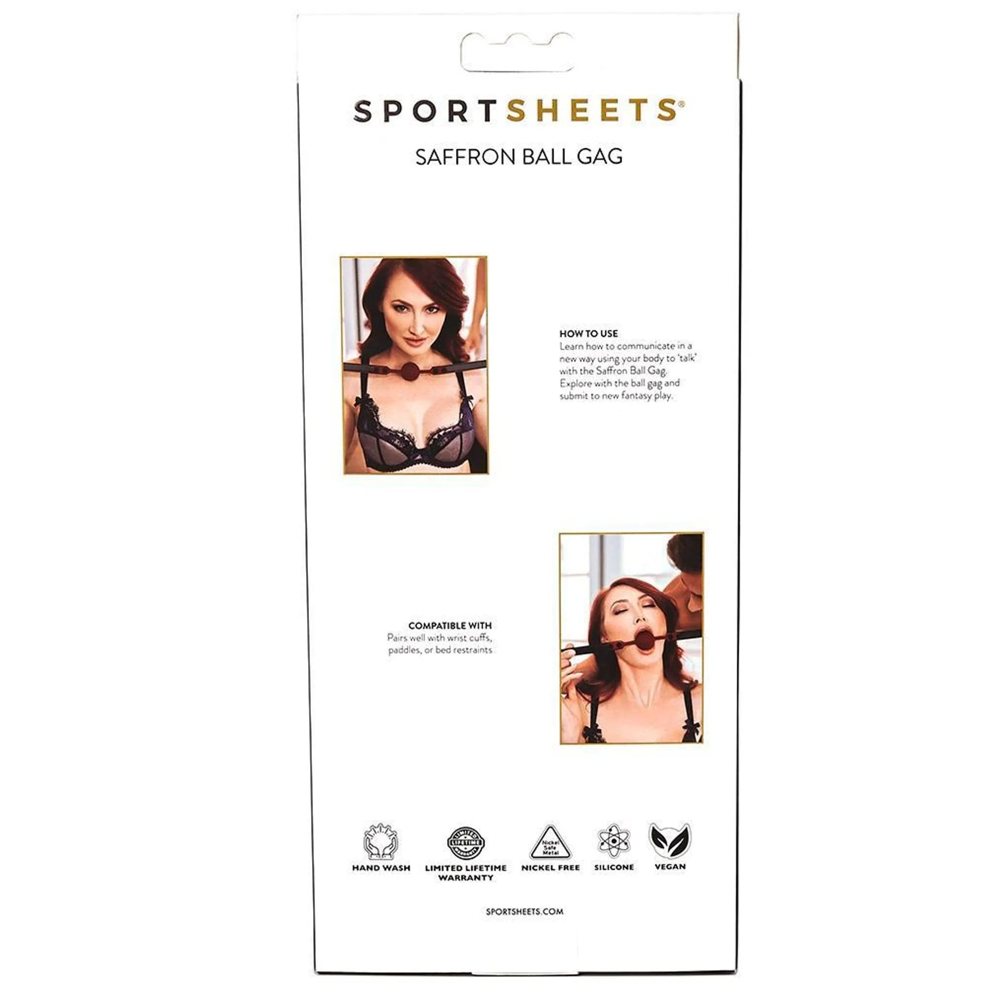 Sportsheets Saffron Ball Gag Sport Sheets