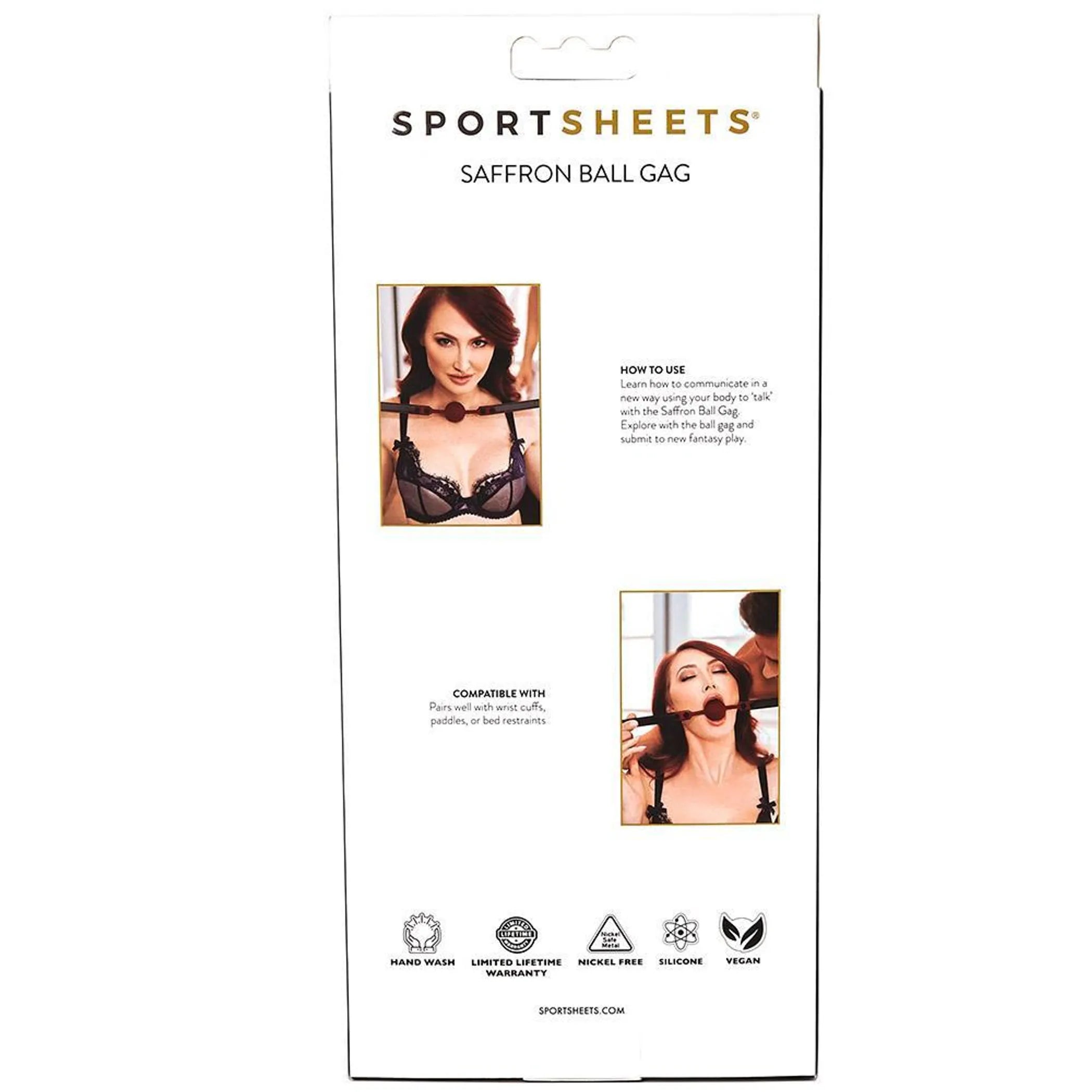 Sportsheets Saffron Ball Gag Sport Sheets