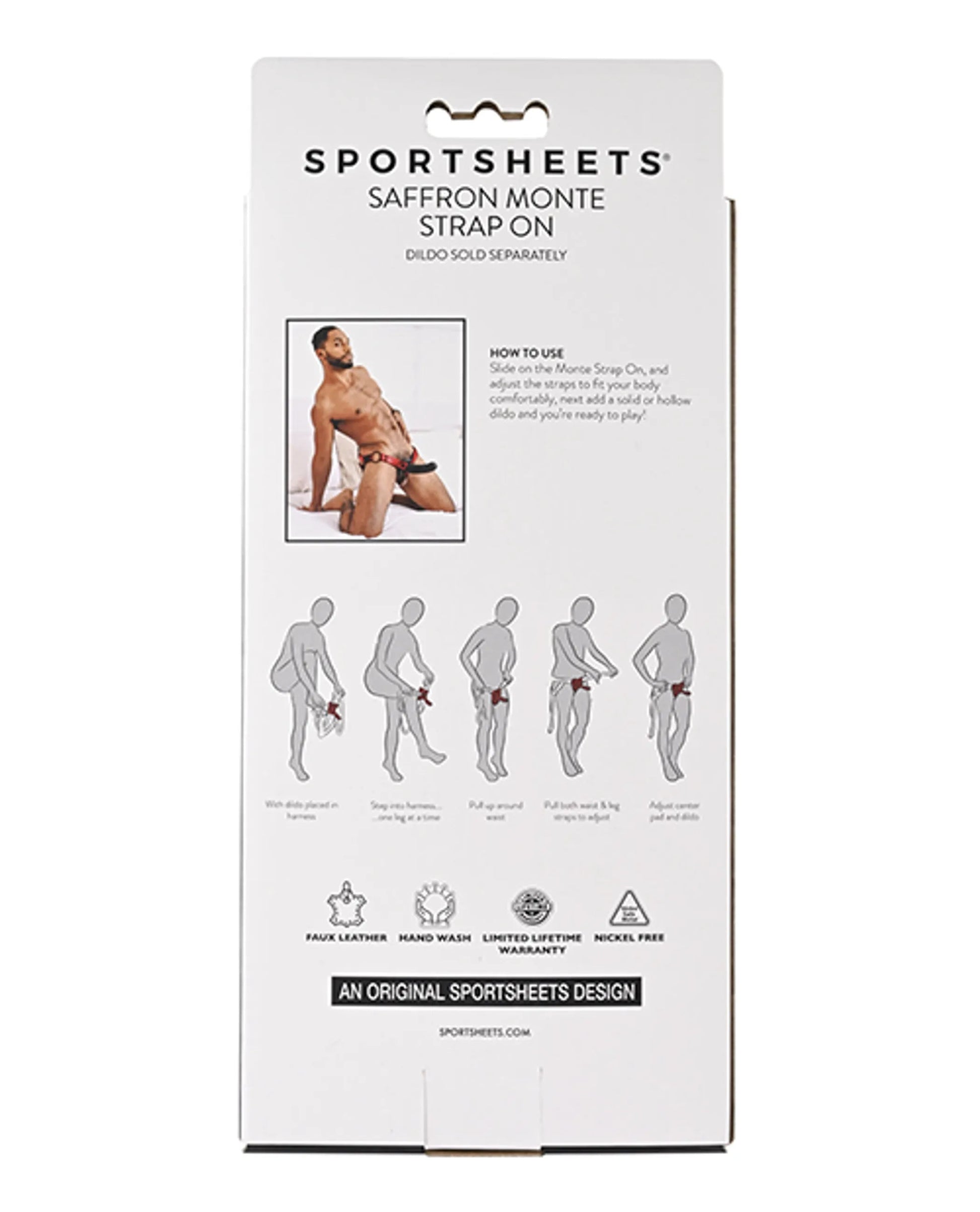 Saffron Monte Strap-On Sport Sheets