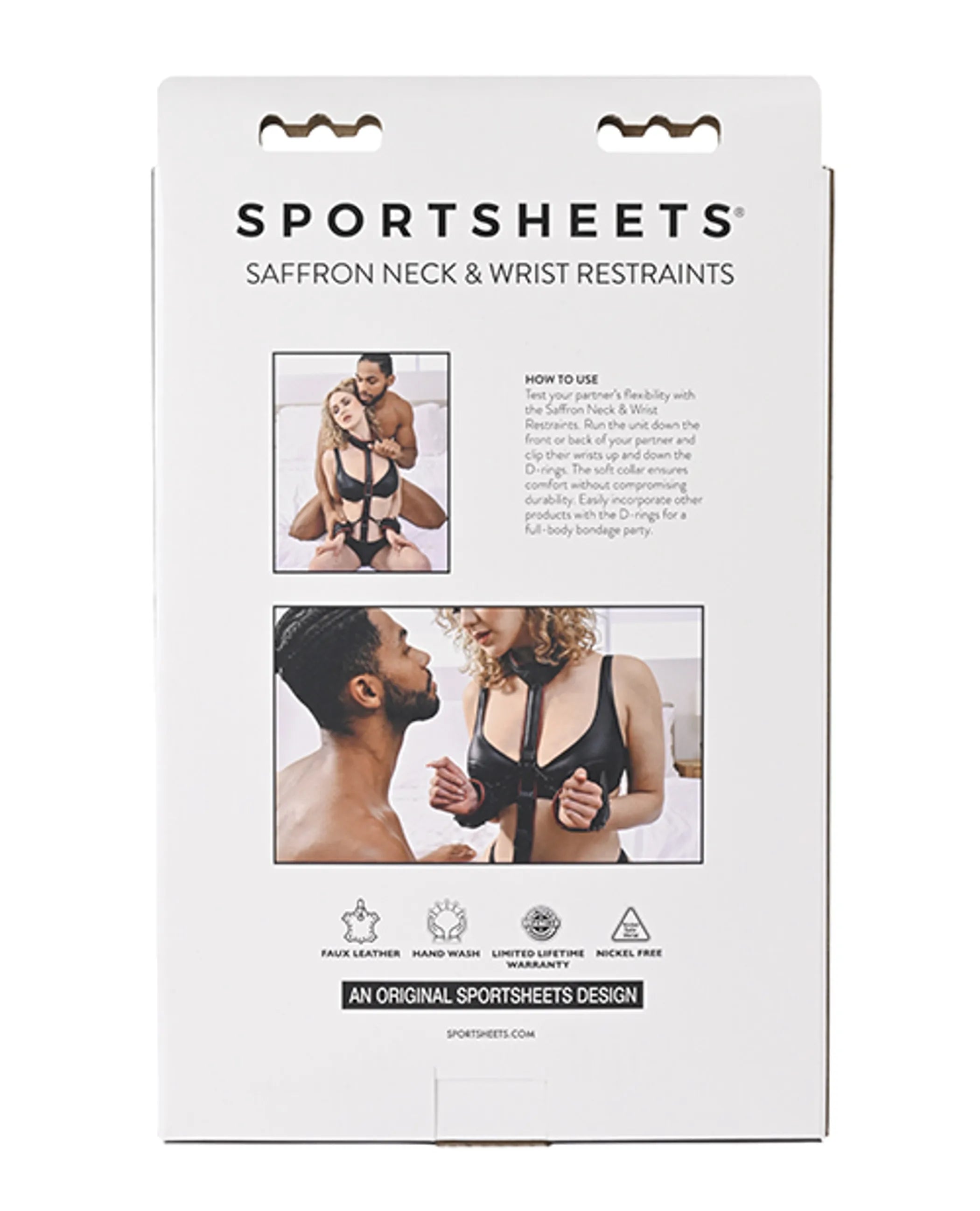 Saffron Neck and Wrist Restraint Sport Sheets