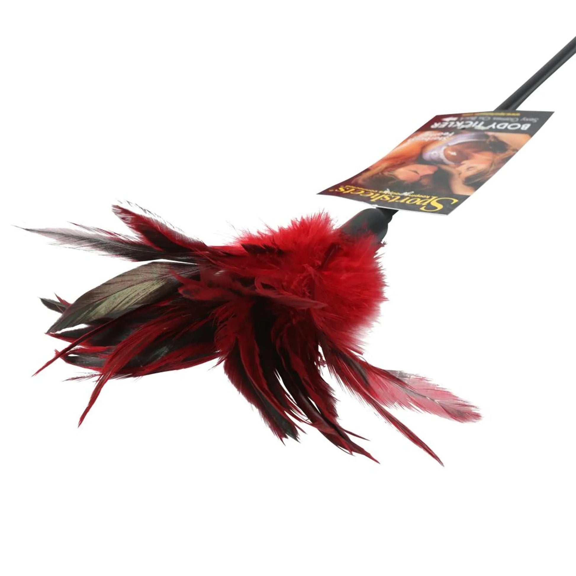 Starburst Feather Tickler Red Sport Sheets