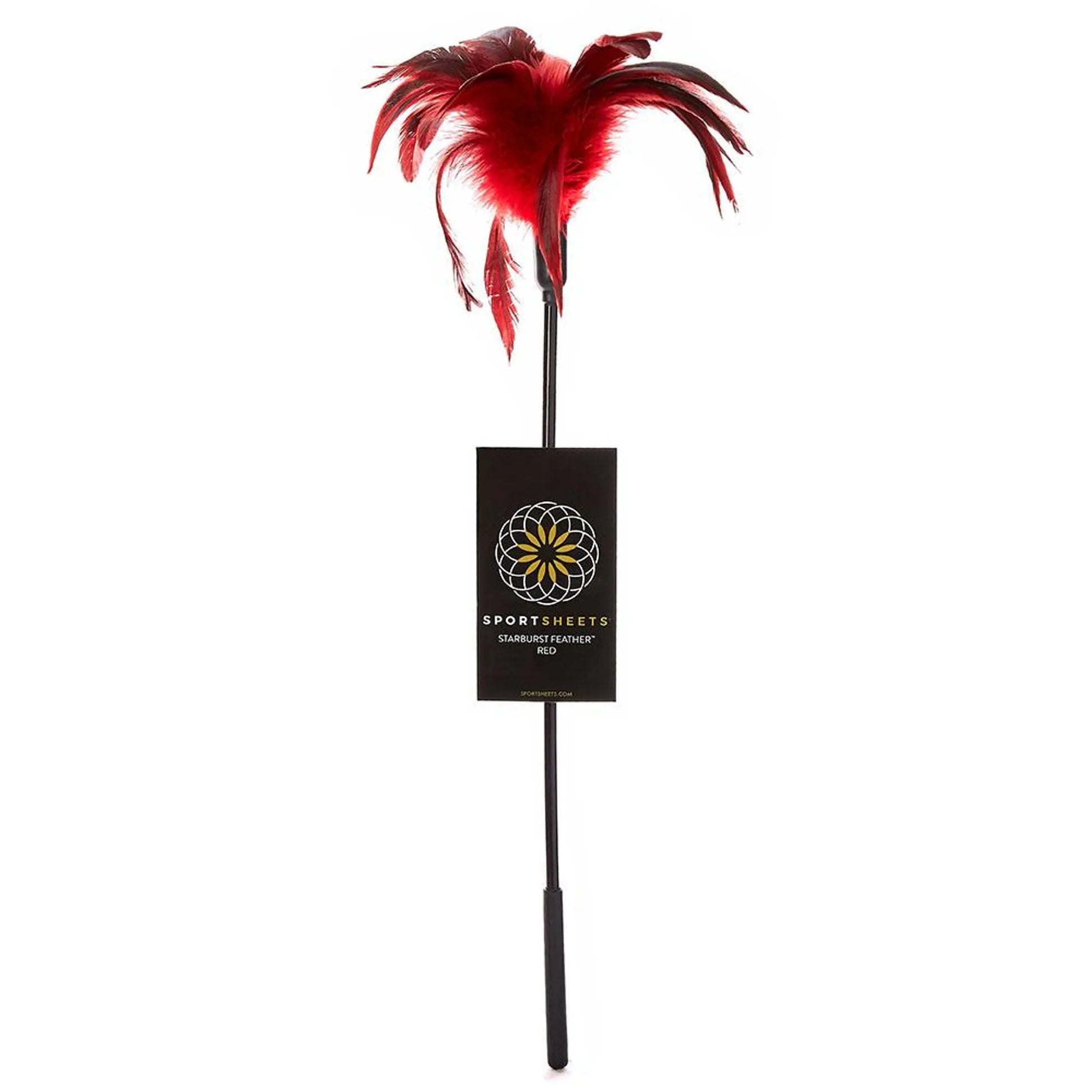 Starburst Feather Tickler Red Sport Sheets