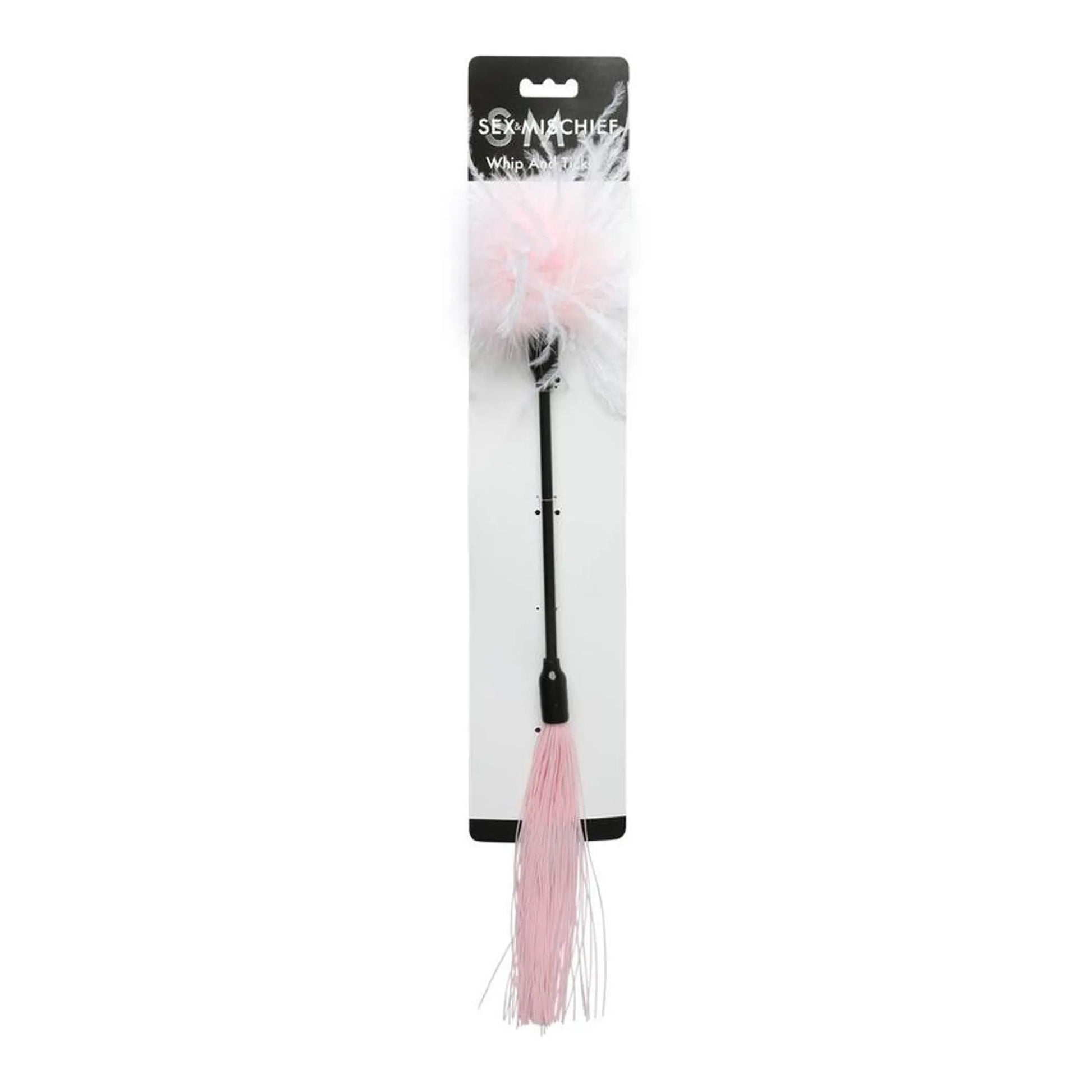 Sex & Mischief Whipper Tickler Pink & White Sport Sheets