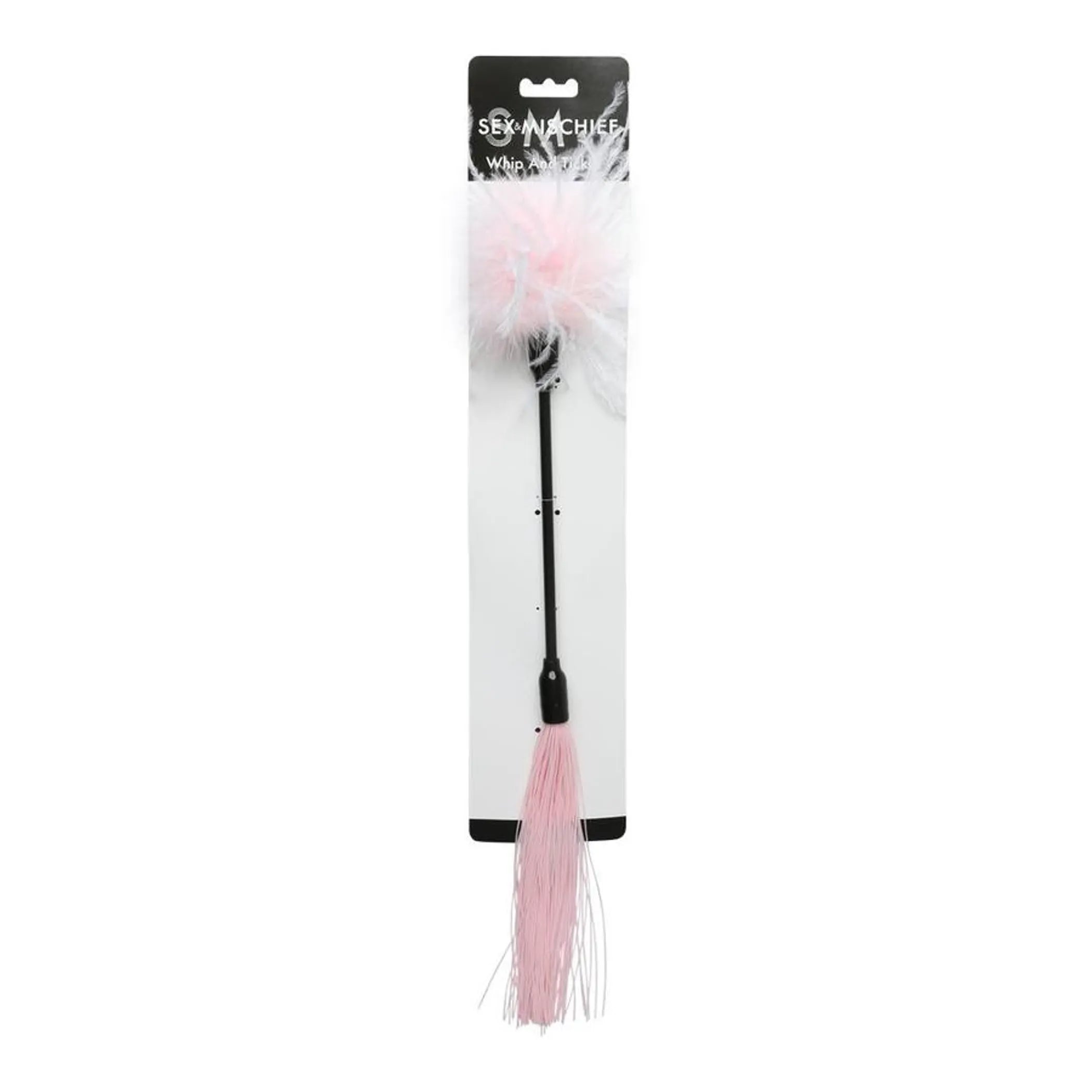 Sex & Mischief Whipper Tickler Pink & White Sport Sheets