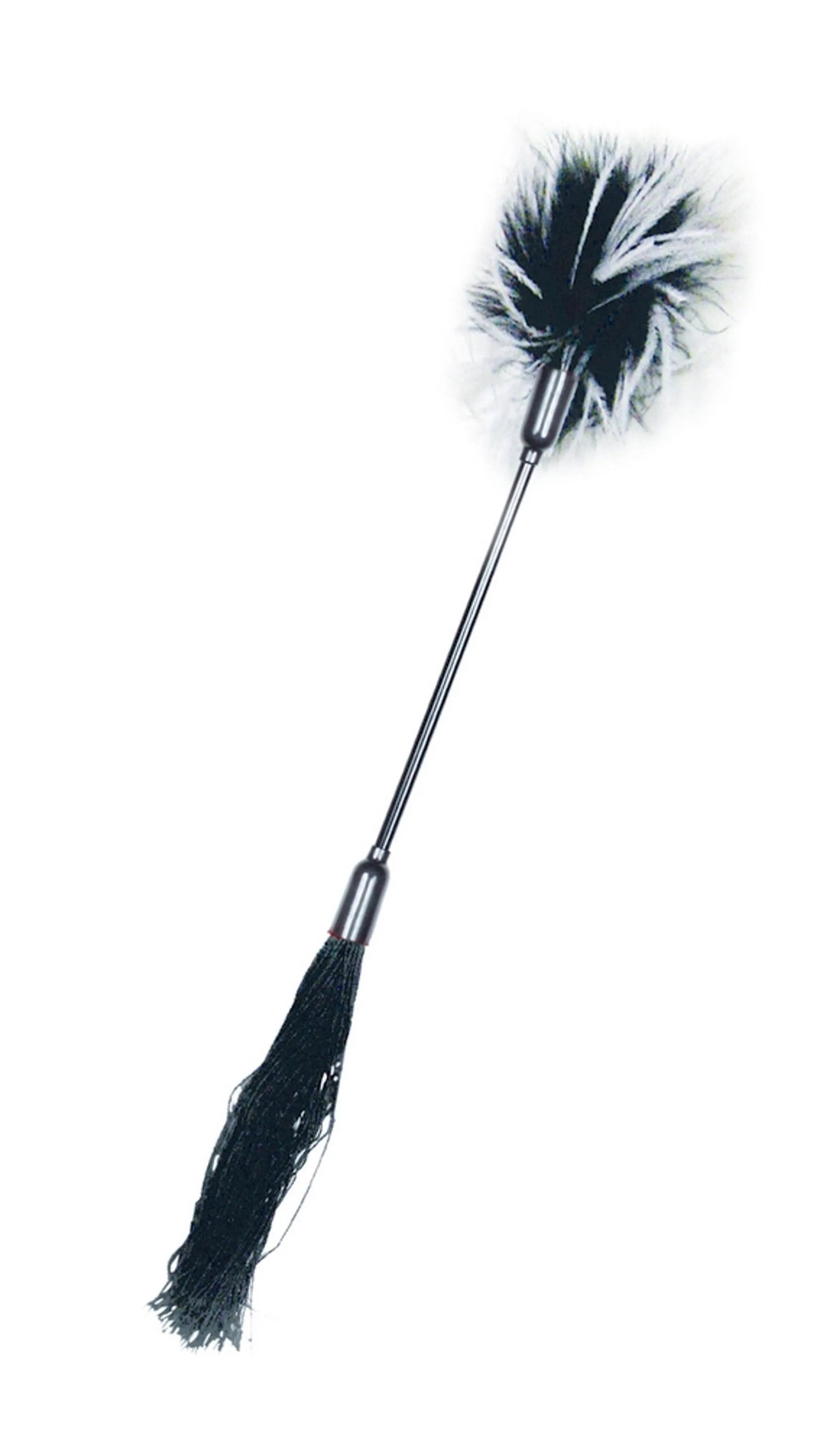 Sex & Mischief Whipper Tickler Black & White Sport Sheets