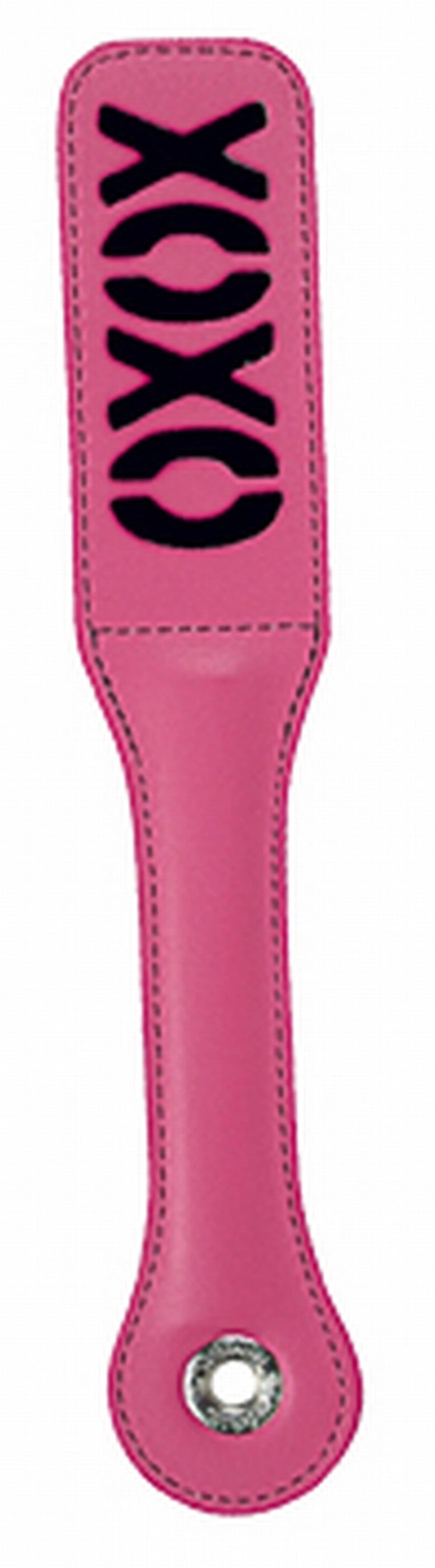 Sex & Mischief Blush XOXO Pink/Black Paddle Sport Sheets