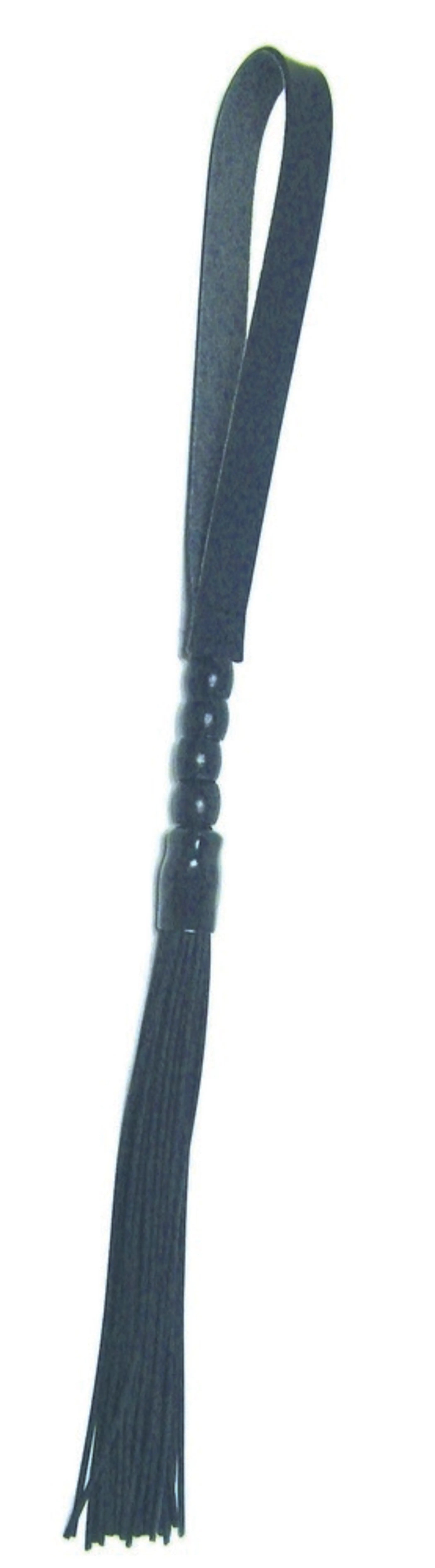 Sex & Mischief Beaded Flogger Noir Sport Sheets