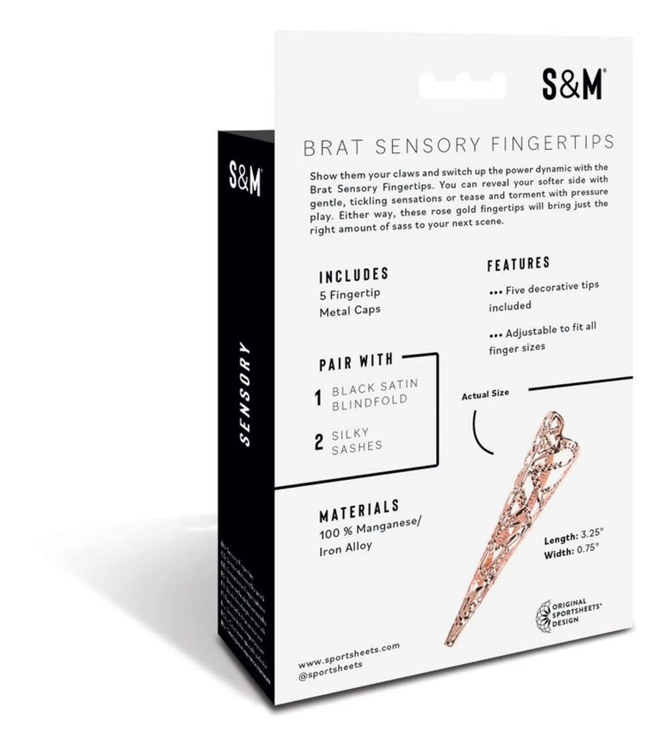 S&M Brat Sensory Fingertips Sport Sheets