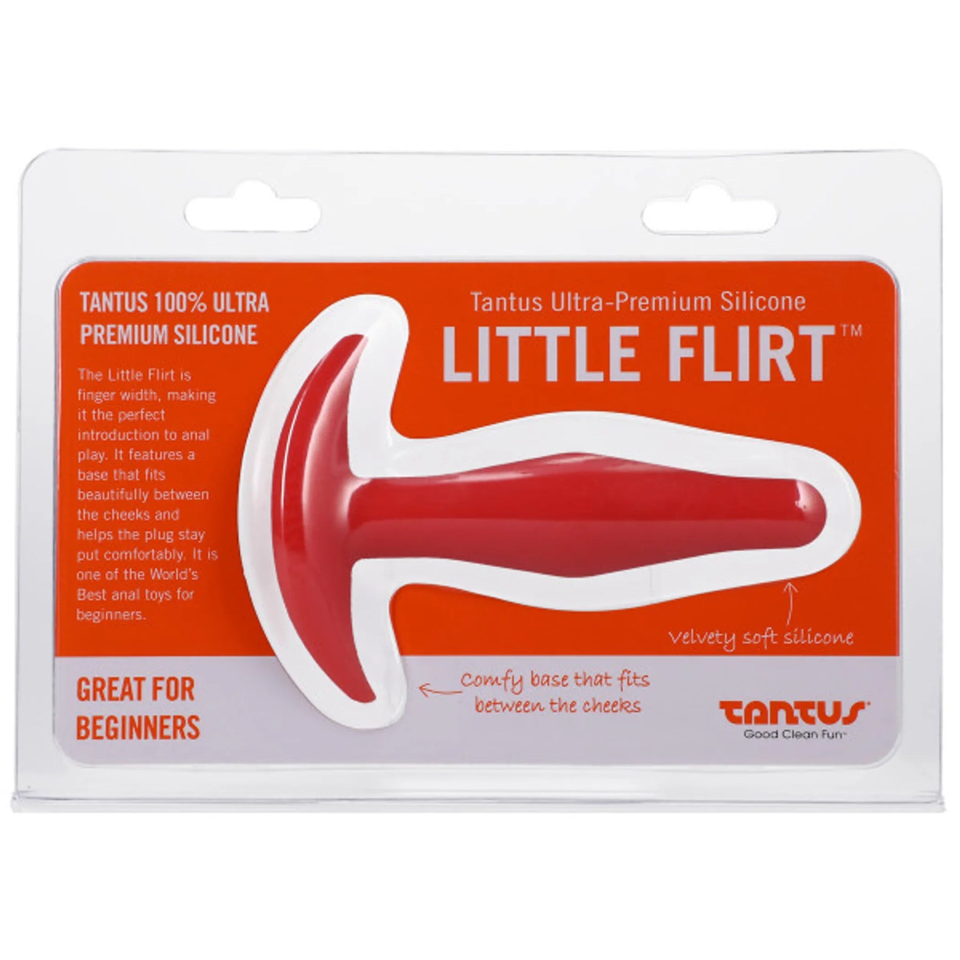 Little Flirt Crimson Butt Plug Tantus