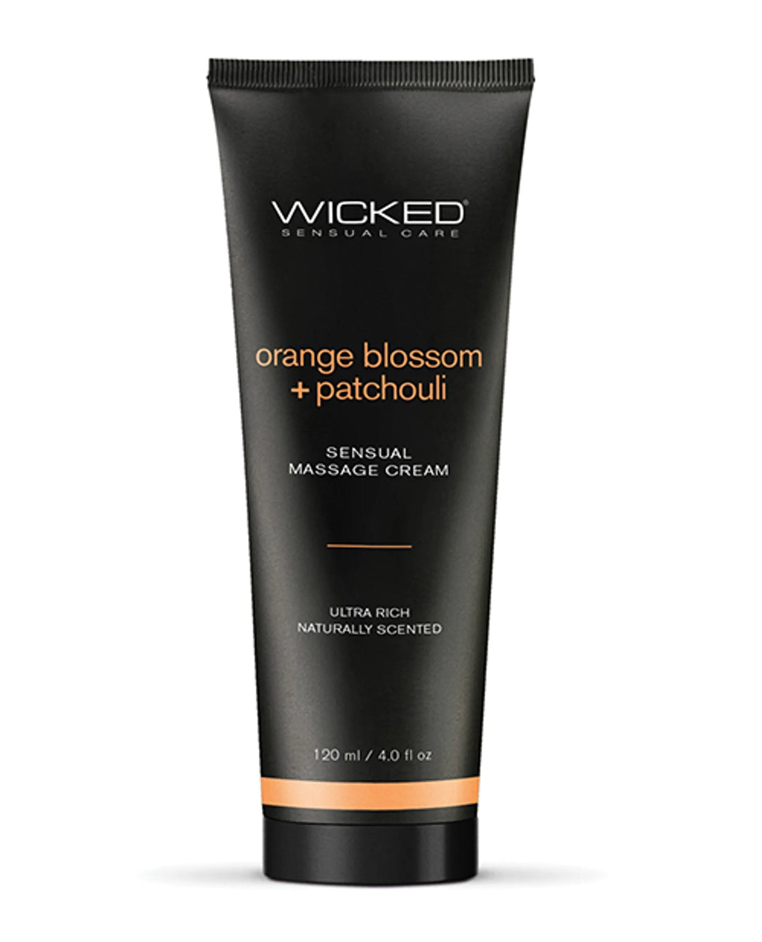 Wicked Massage Cream Orange Blossom + Patchouli 4 Oz Wicked Lubes