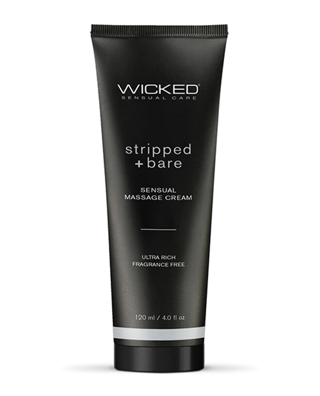 Wicked Massage Cream Stripped + Bare Unscented 4 Oz Wicked Lubes