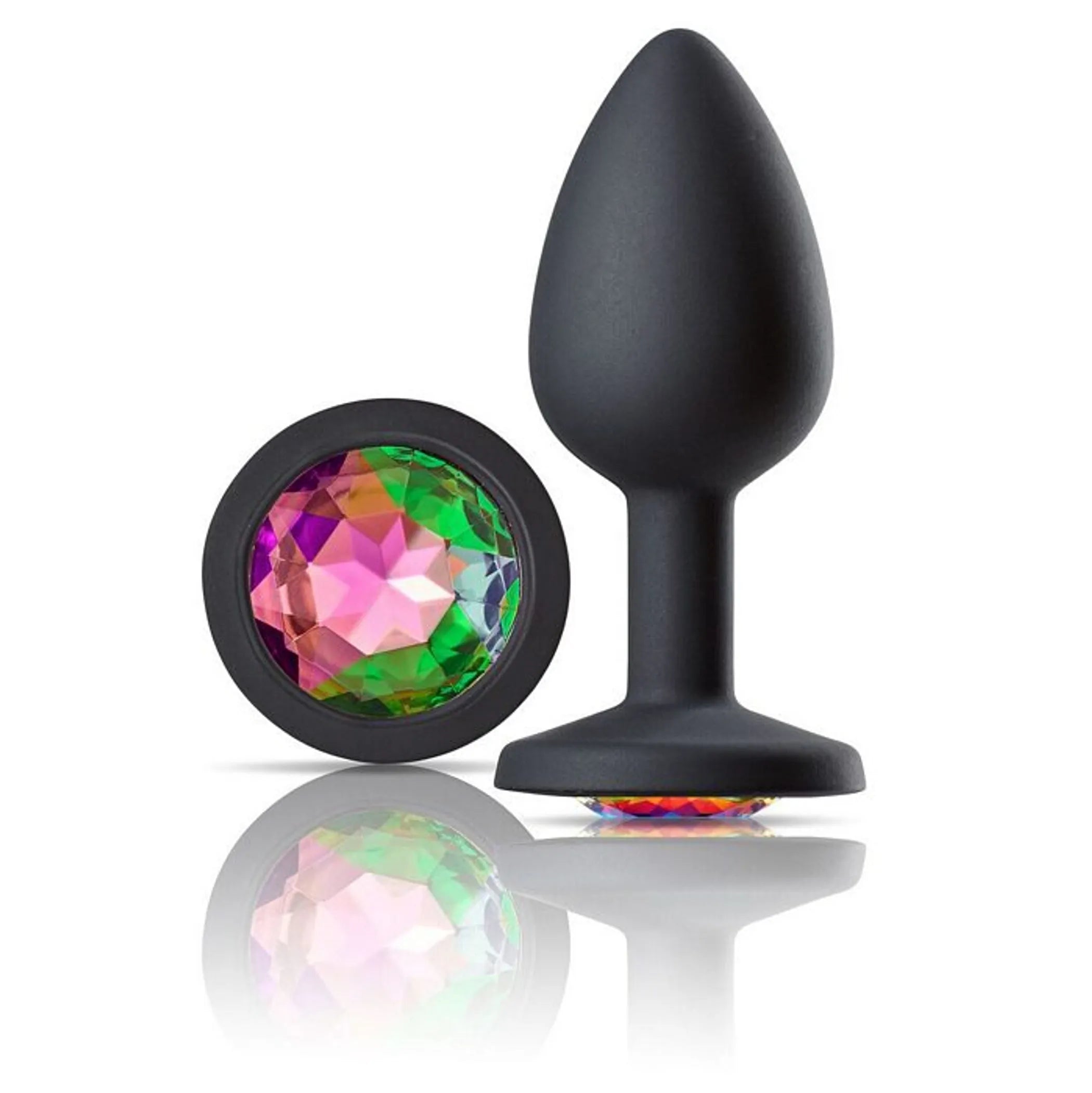 Cloud 9 Gems Black Silicone Small Anal Plug Cloud 9 Novelties