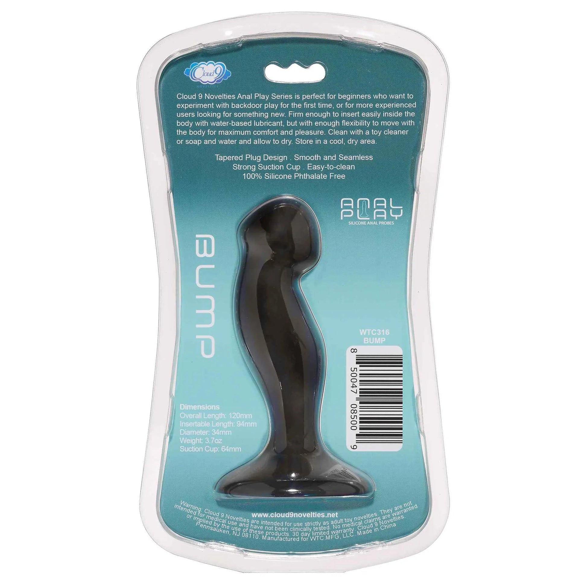 Anal Play Silicone Bump Cloud 9 Novelties