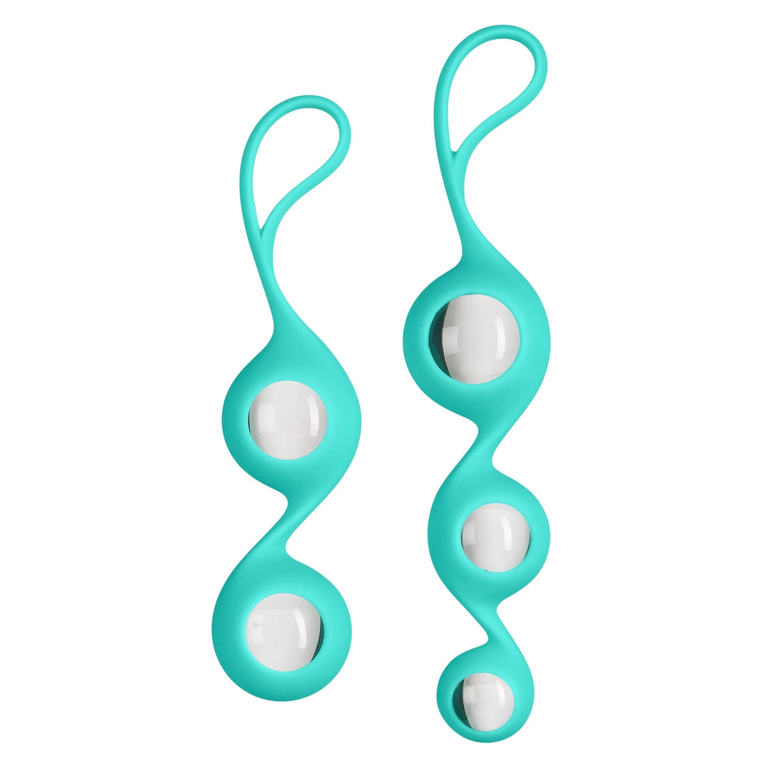 CLOUD 9 HEALTH & WELLNESS BOROSILICATE KEGEL TRAINING SET - TEAL Cloud 9 Novelties