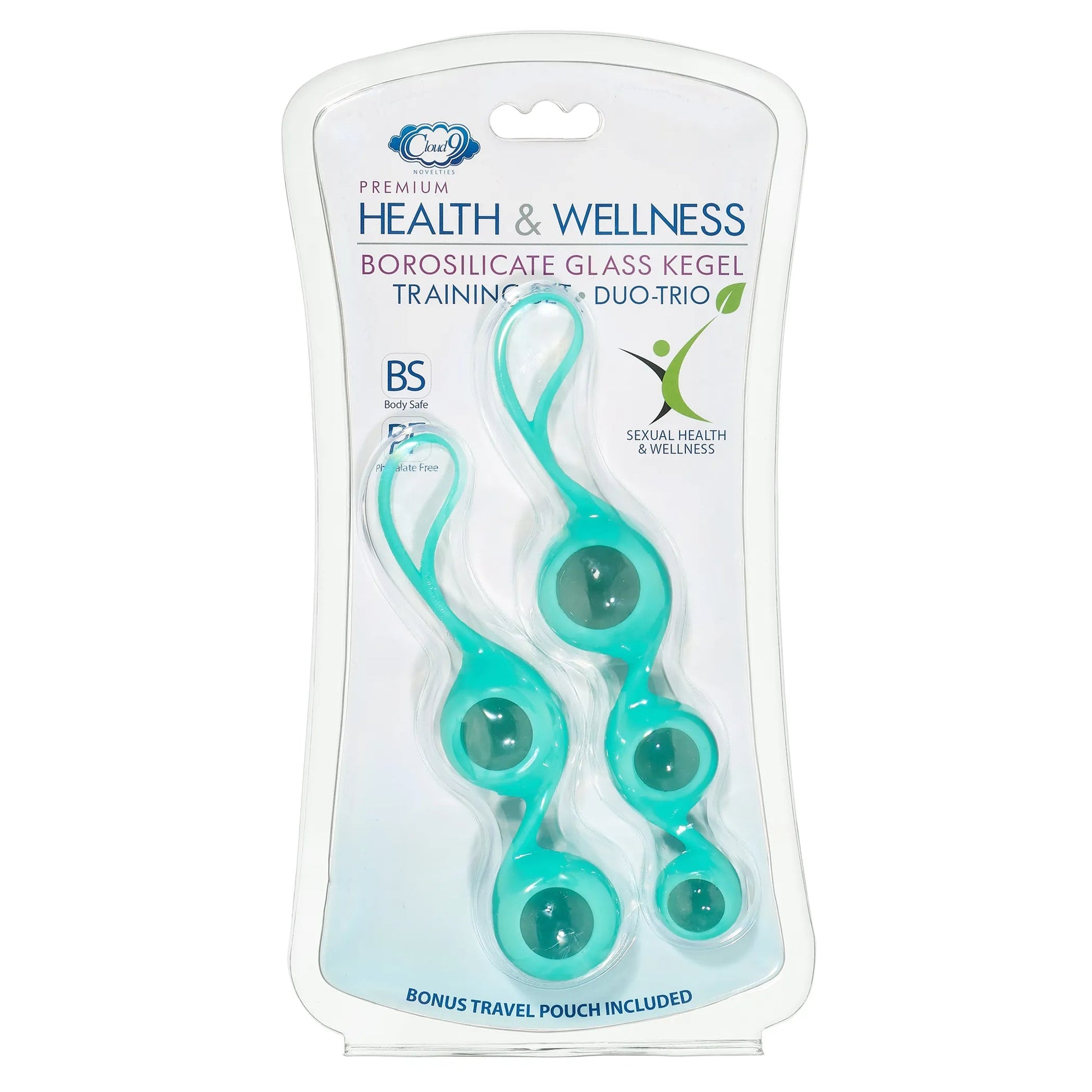 Cloud 9 Borosilicate Kegel Training Set – Teal Cloud 9 Novelties