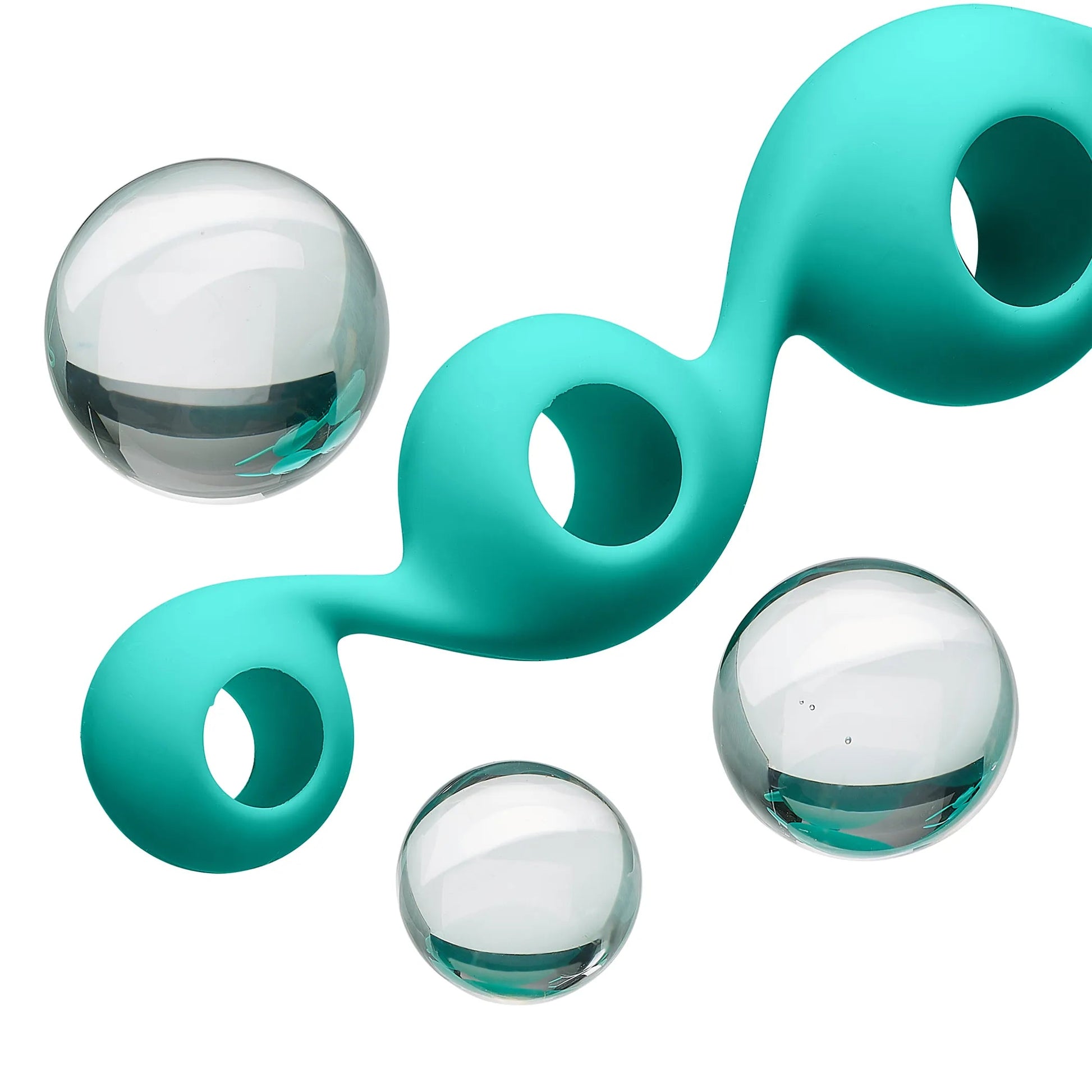 Cloud 9 Borosilicate Kegel Training Set – Teal Cloud 9 Novelties