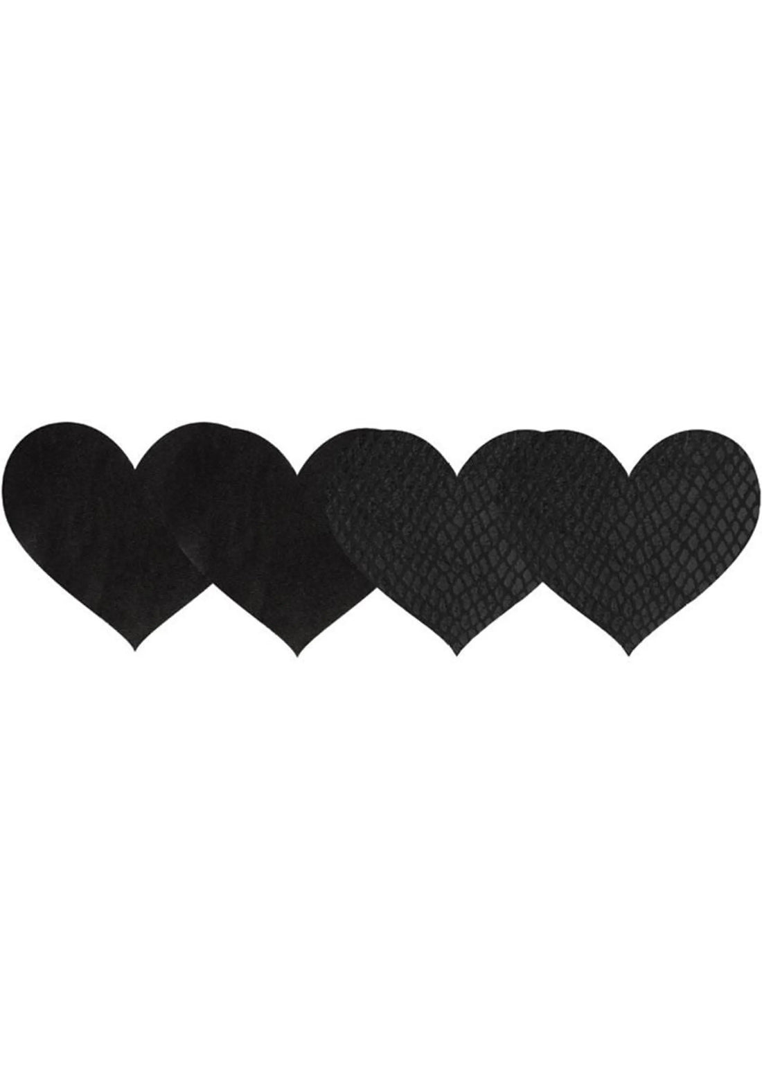 PEEKABOO PASTIES CLASSIC BLACK HEARTS X-Gen Products