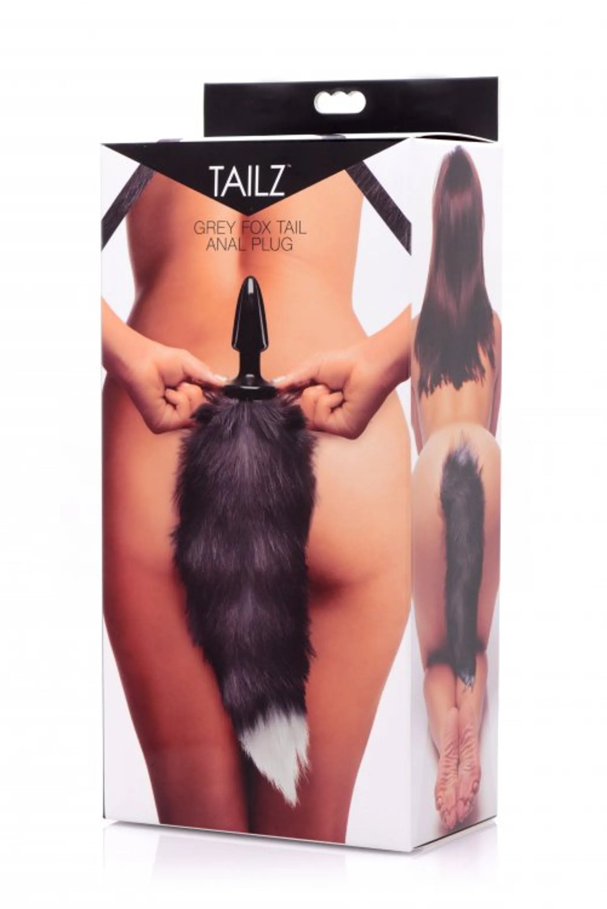 Tailz Grey Fox Tail Anal Plug XR Brands