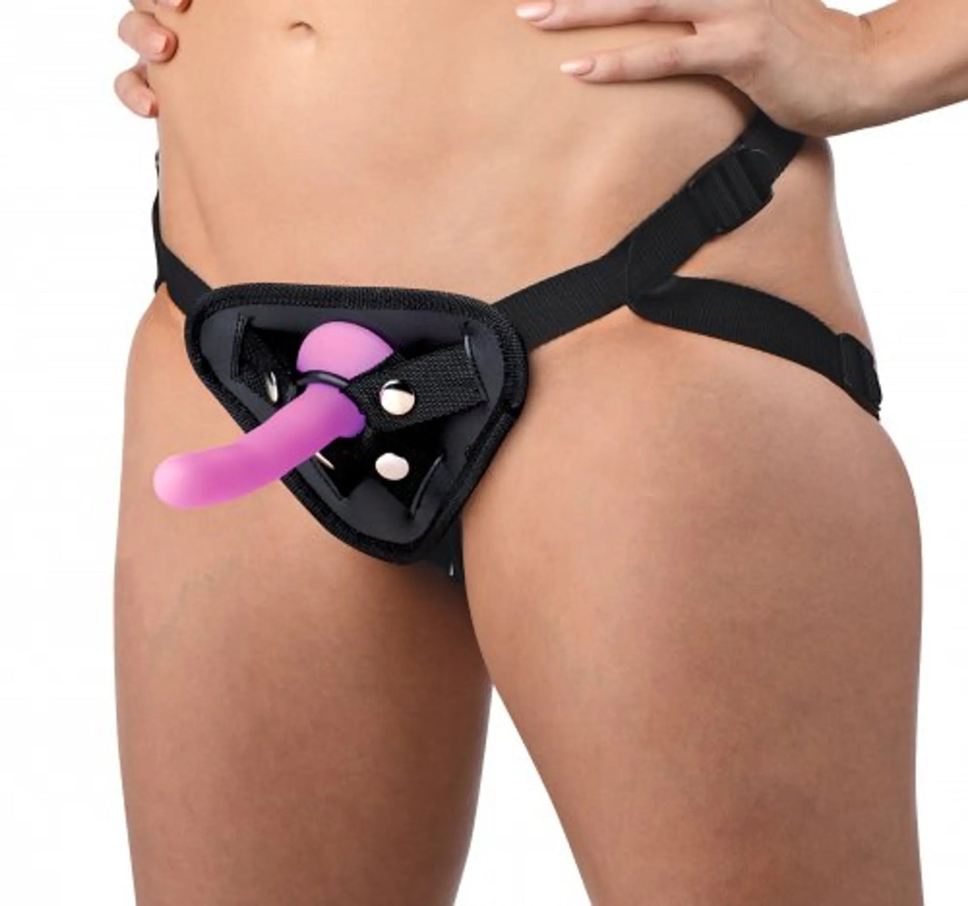 Double-G Deluxe Vibrating Silicone Strap-On Kit XR Brands