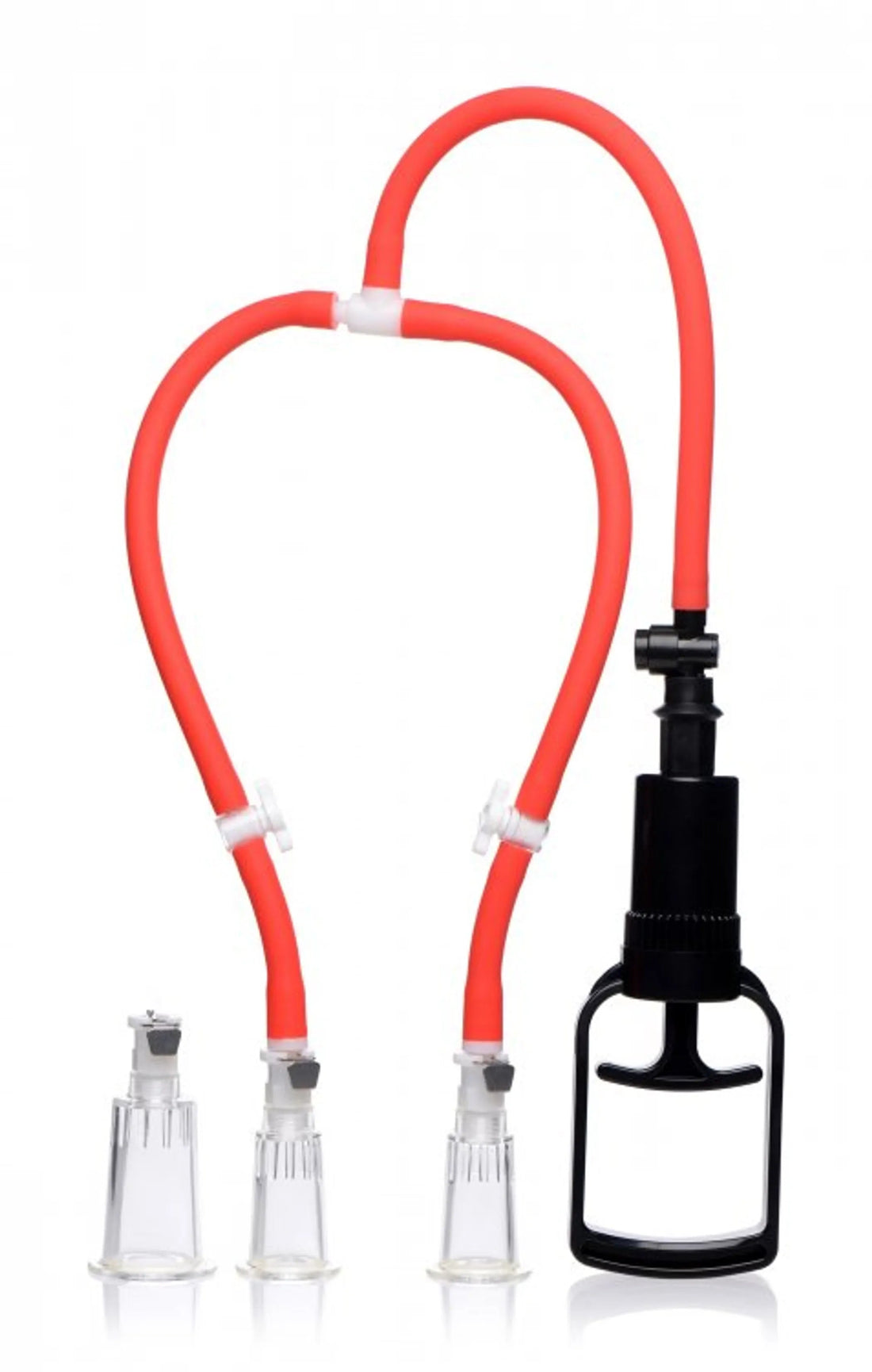 MASTER SERIES 3-WAY SUCK HER NIPPLE & CLIT PUMP SYSTEM XR Brands