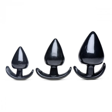 Master Series Triple Spades 3-Piece Plug Set XR Brands