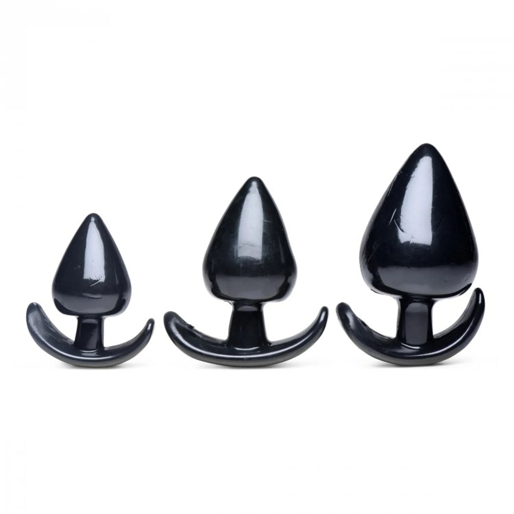 Master Series Triple Spades 3-Piece Plug Set XR Brands