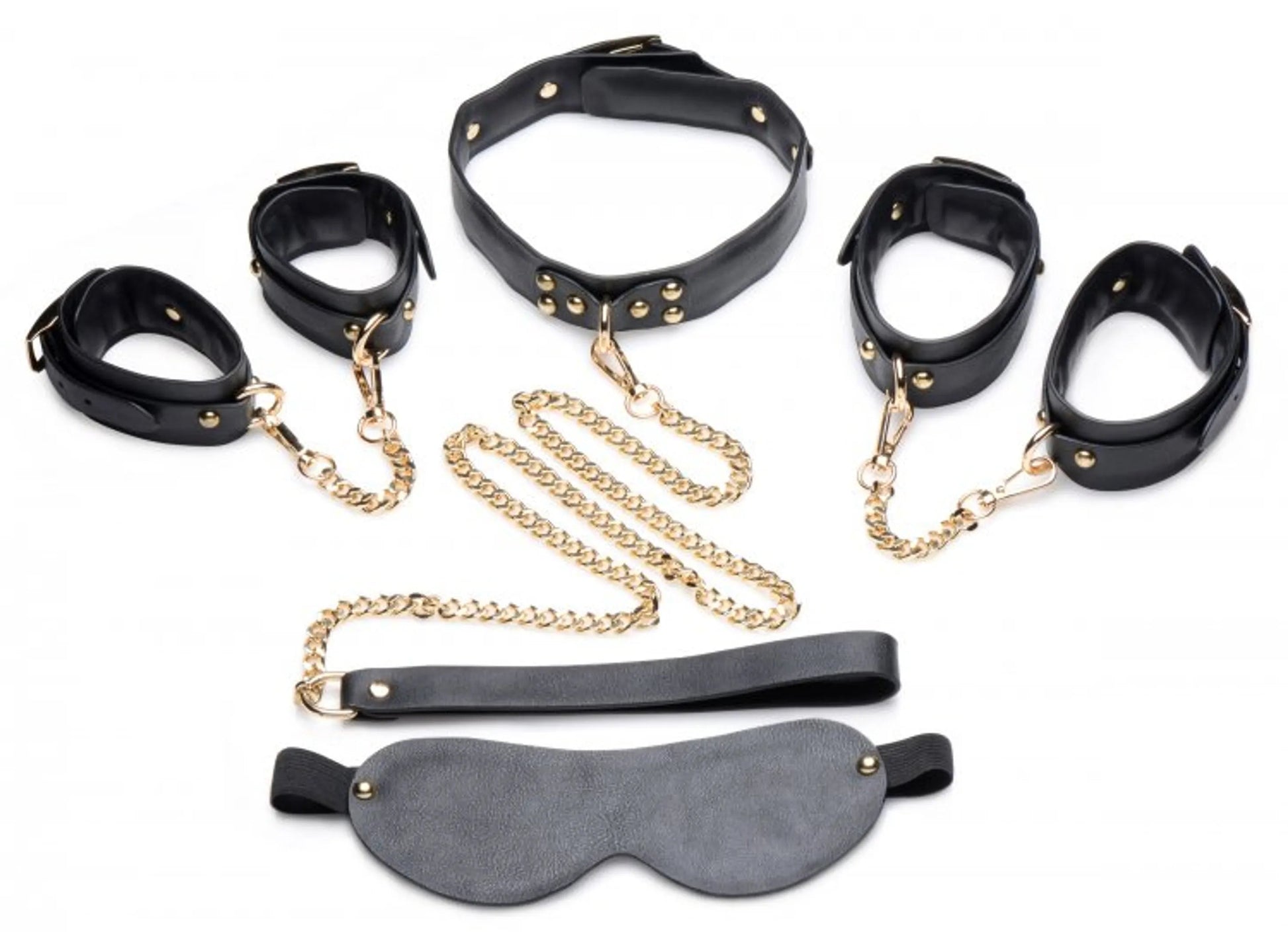 Master Series Black & Gold Bondage Set XR Brands