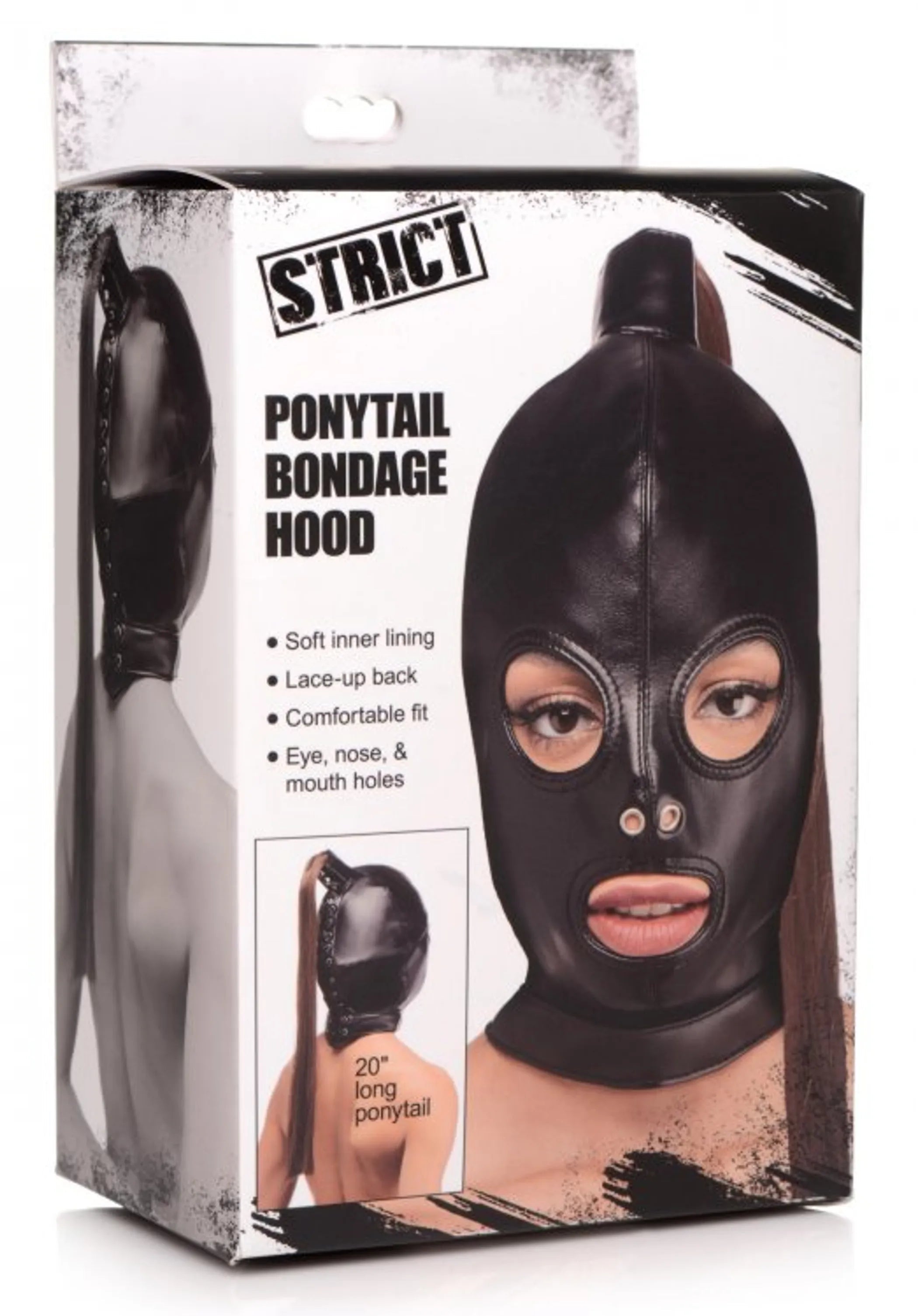 STRICT PONYTAIL BONDAGE HOOD XR Brands