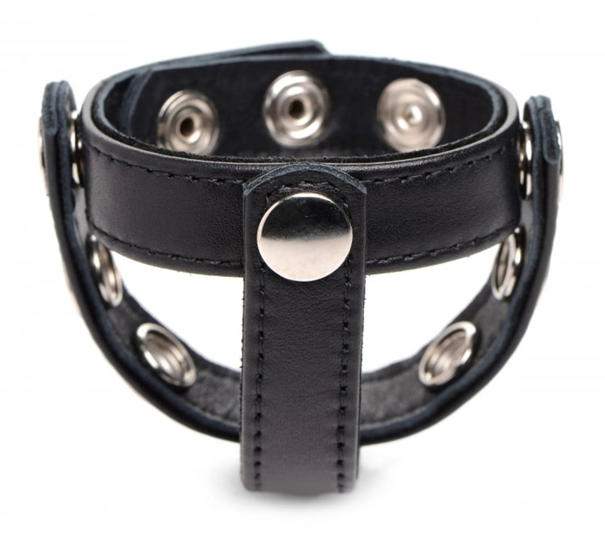 Strict Leather Cock Gear Snap-On Harness Black XR Brands