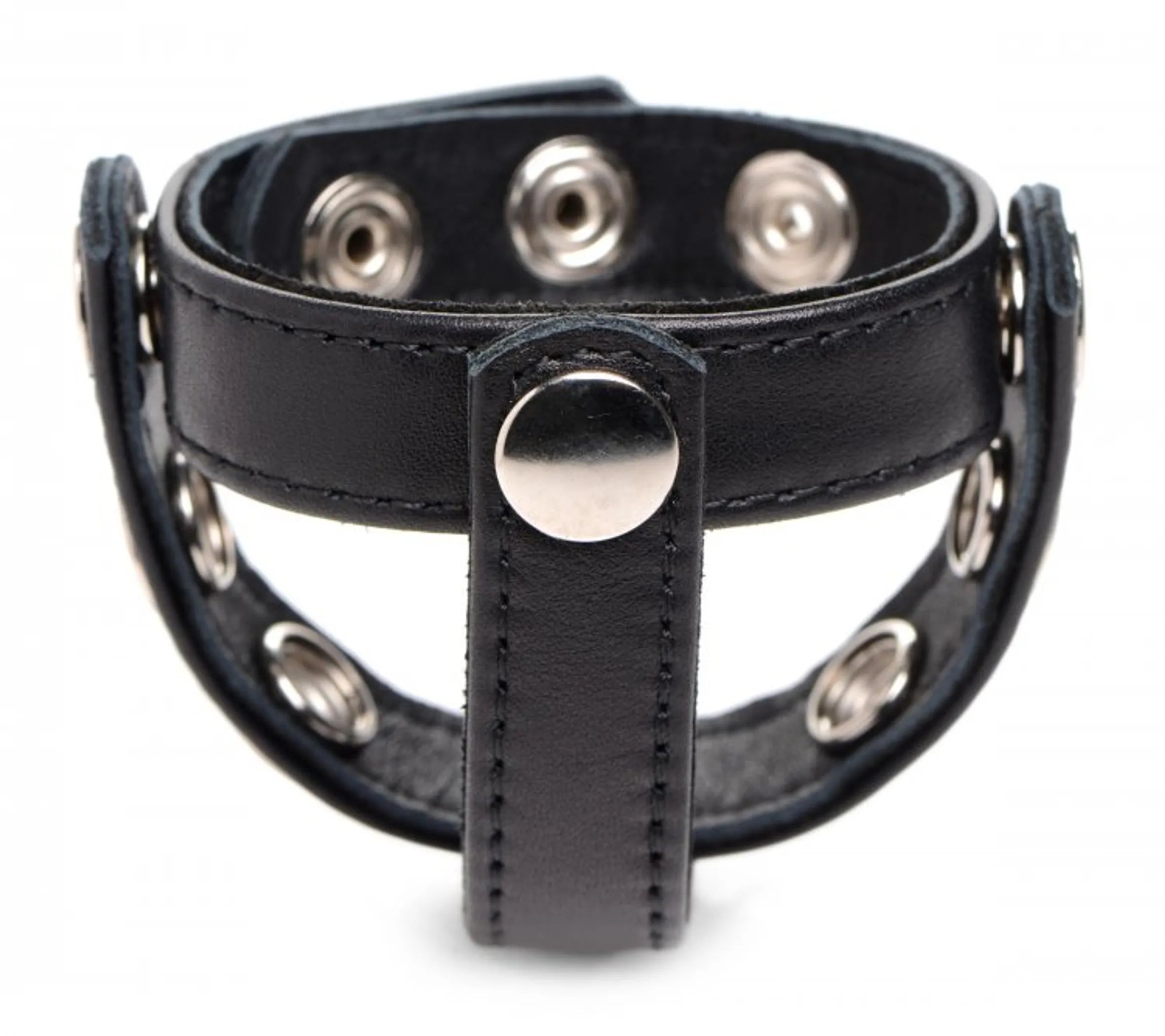 Strict Leather Cock Gear Snap-On Harness Black XR Brands